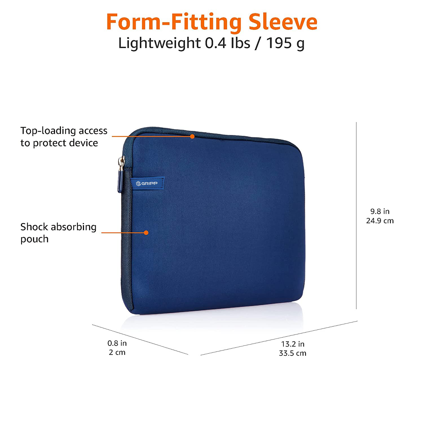 Gripp Aero Sleeve For Laptop 16" - Royal Blue