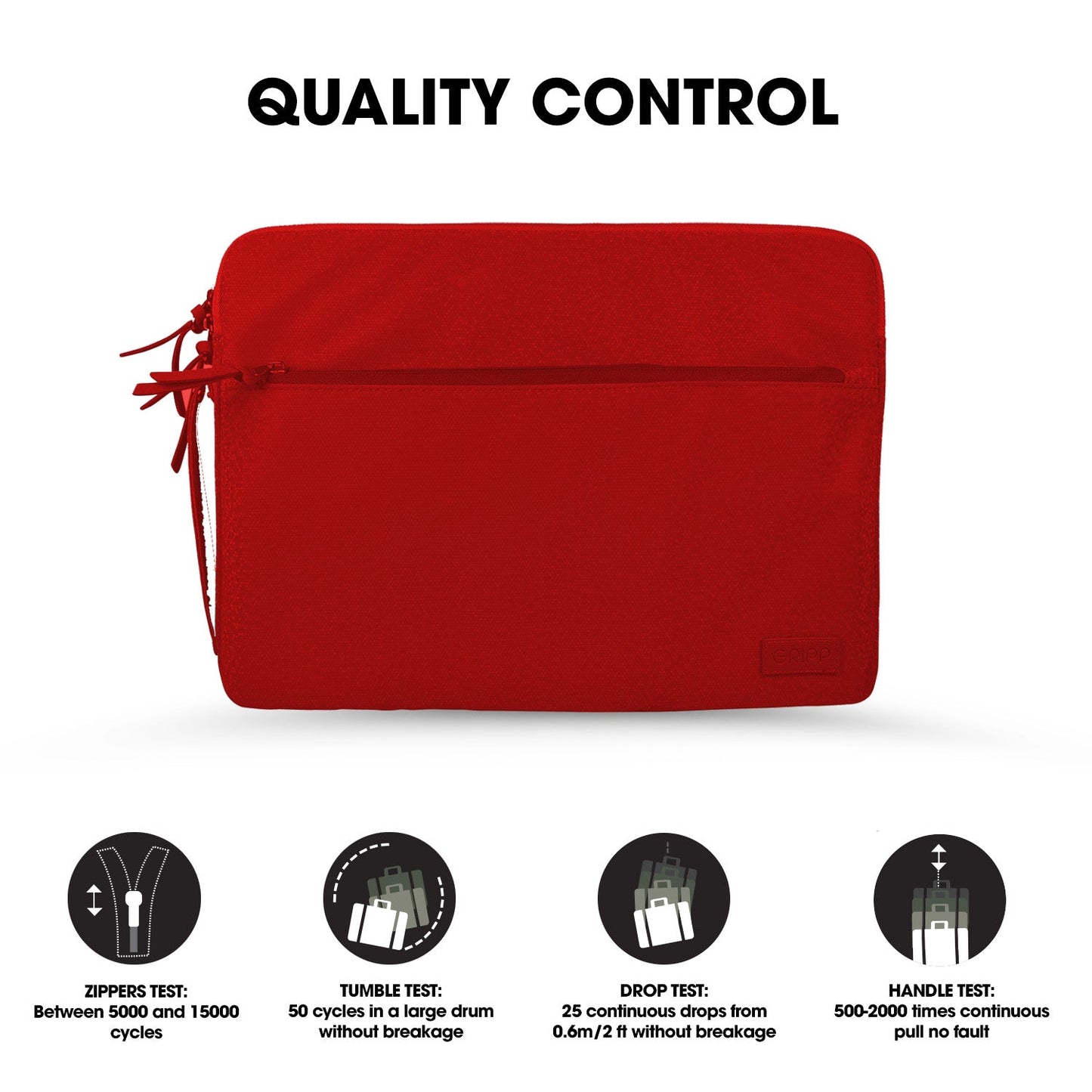 Gripp Cello Slim Sleeve For Apple Macbook 13" - Red