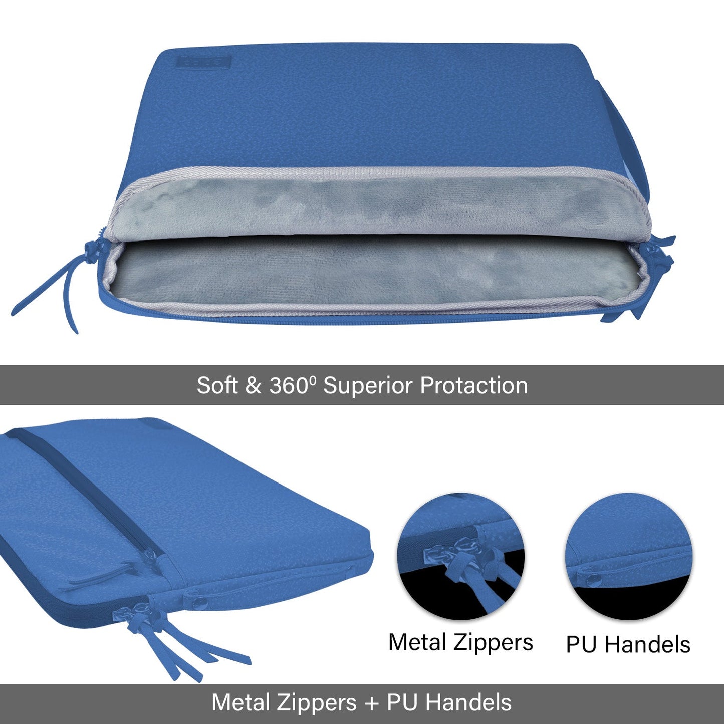Gripp Cello Slim Sleeve For Apple Macbook 13" - Sky Blue