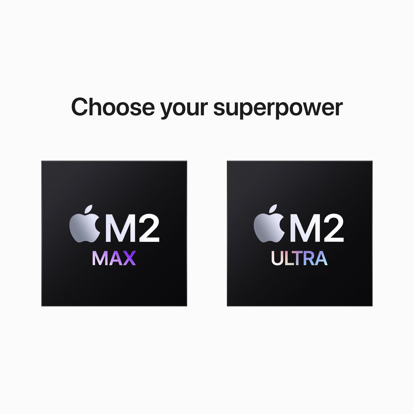 Mac Studio: Apple M2 Ultra with 24-core CPU, 60-core GPU, 32-core Neural Engine, 1TB SSD