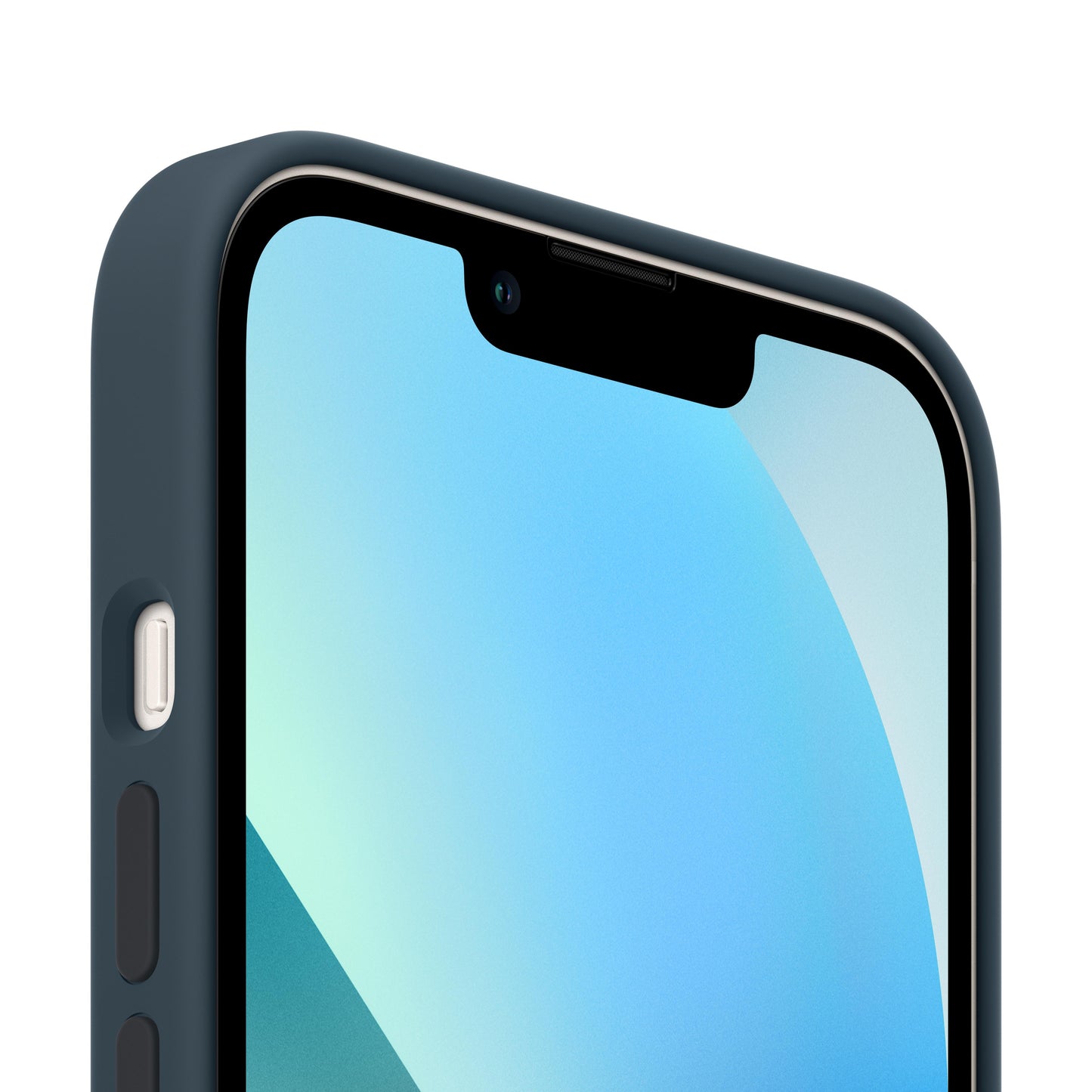 iPhone 13 Silicone Case with MagSafe - Abyss Blue