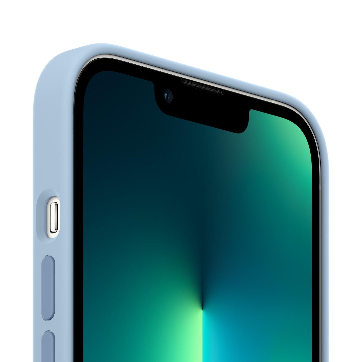iPhone 13 Pro Silicone Case with MagSafe - Blue Fog