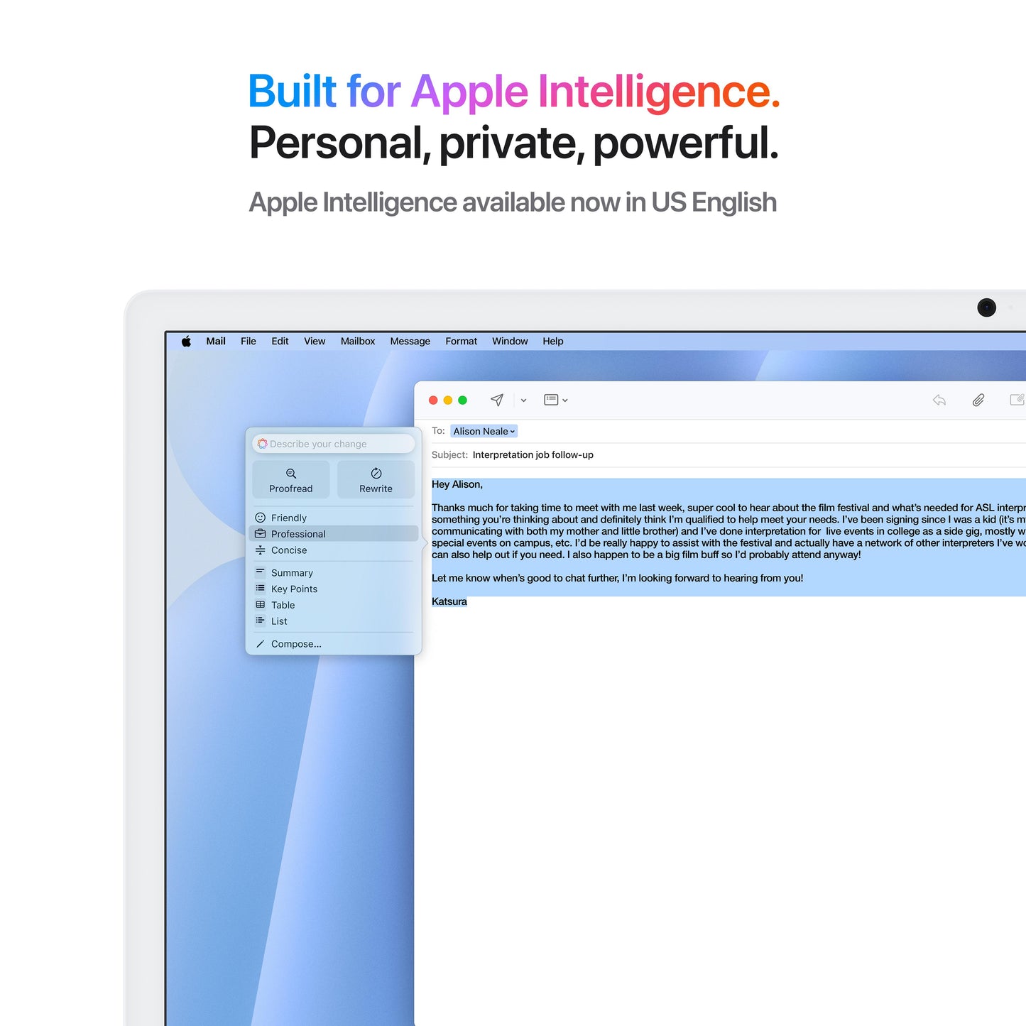 24-inch iMac with Retina 4.5K display: Apple M4 chip with 10-core CPU and 10-core GPU, 256GB SSD - Blue