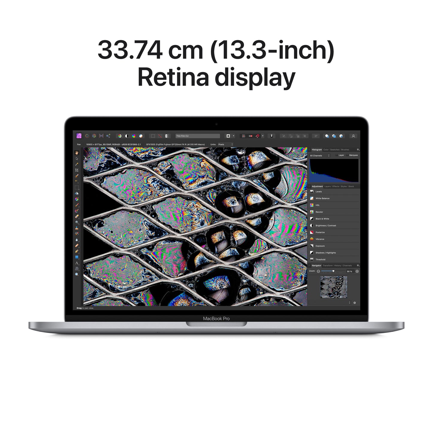 13-inch MacBook Pro: Apple M2 chip with 8‑core CPU and 10‑core GPU, 256GB SSD - Space Grey