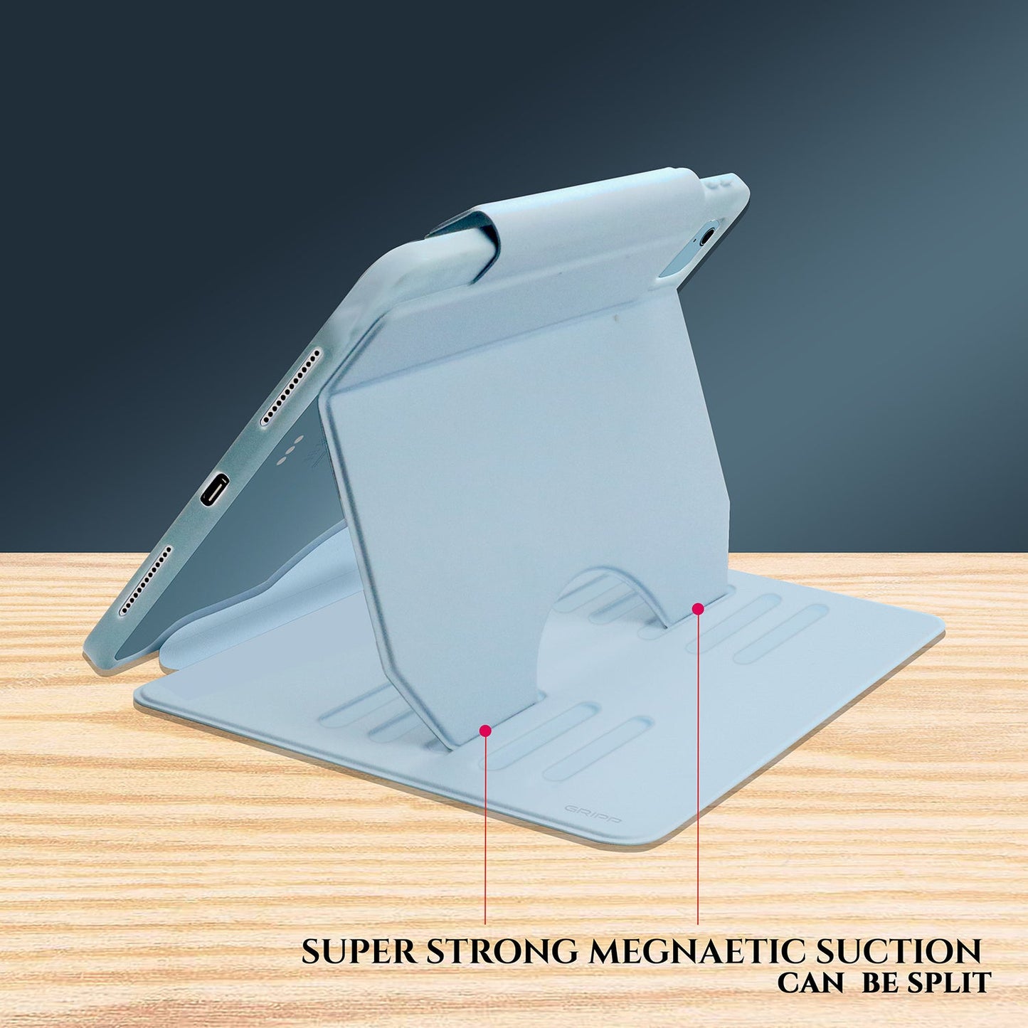 Gripp Styleus Case For Apple Ipad Air 10.9" - Sky Blue