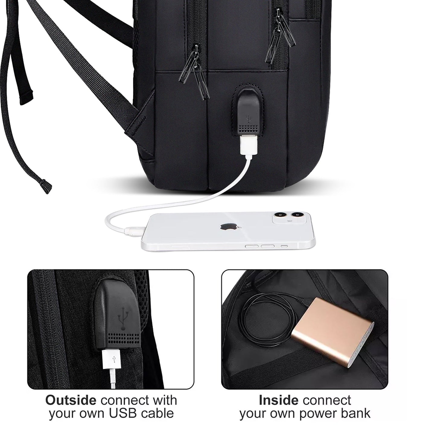 Gripp Ride Backpack Upto 15.6" For Laptop/macbook - Black