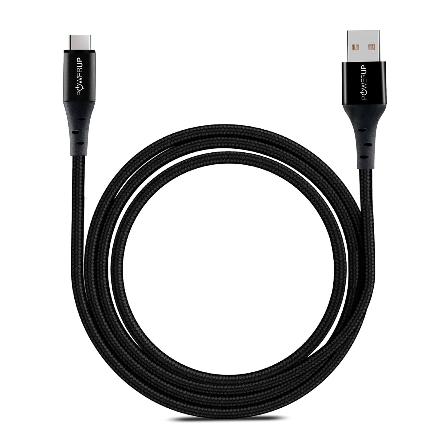 Powerup 1.5m Usb-c To Usb-a Cable 65w - Black