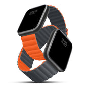 Gripp 45mm Reverser Watch Strap - Grey/orange