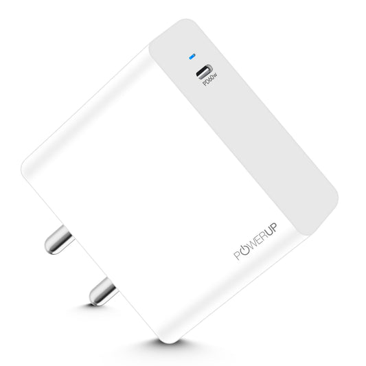 Powerup Turbo Charge 60w Type-c Wall Charger - White