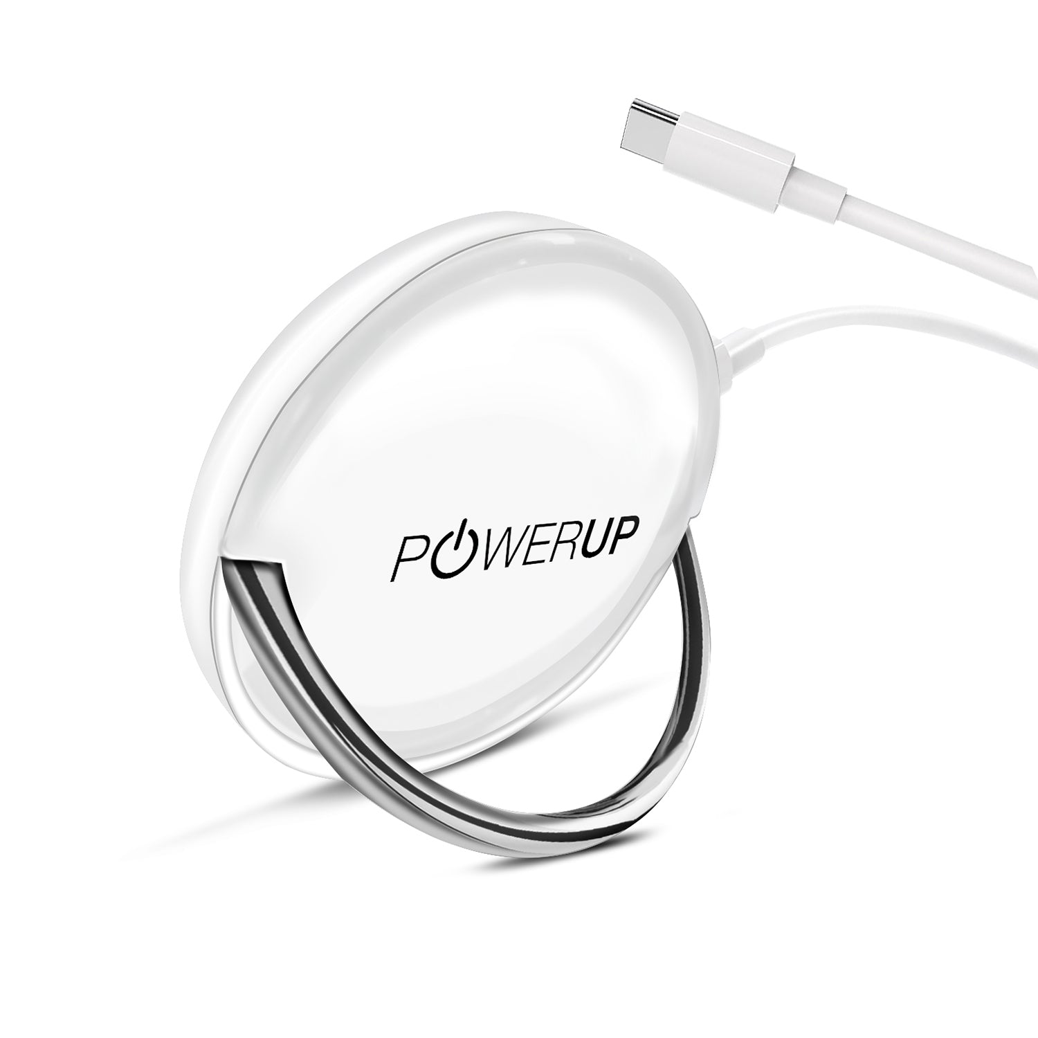 Powerup Magsafe Wireless Charger With Stand - White
