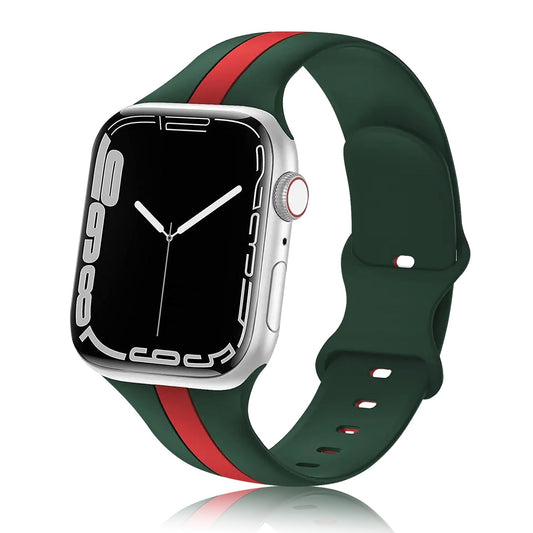 Gripp 45/49mm Tutone Watch Strap - Green/red