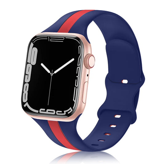 Gripp 45/49mm Tutone Watch Strap - Blue/red