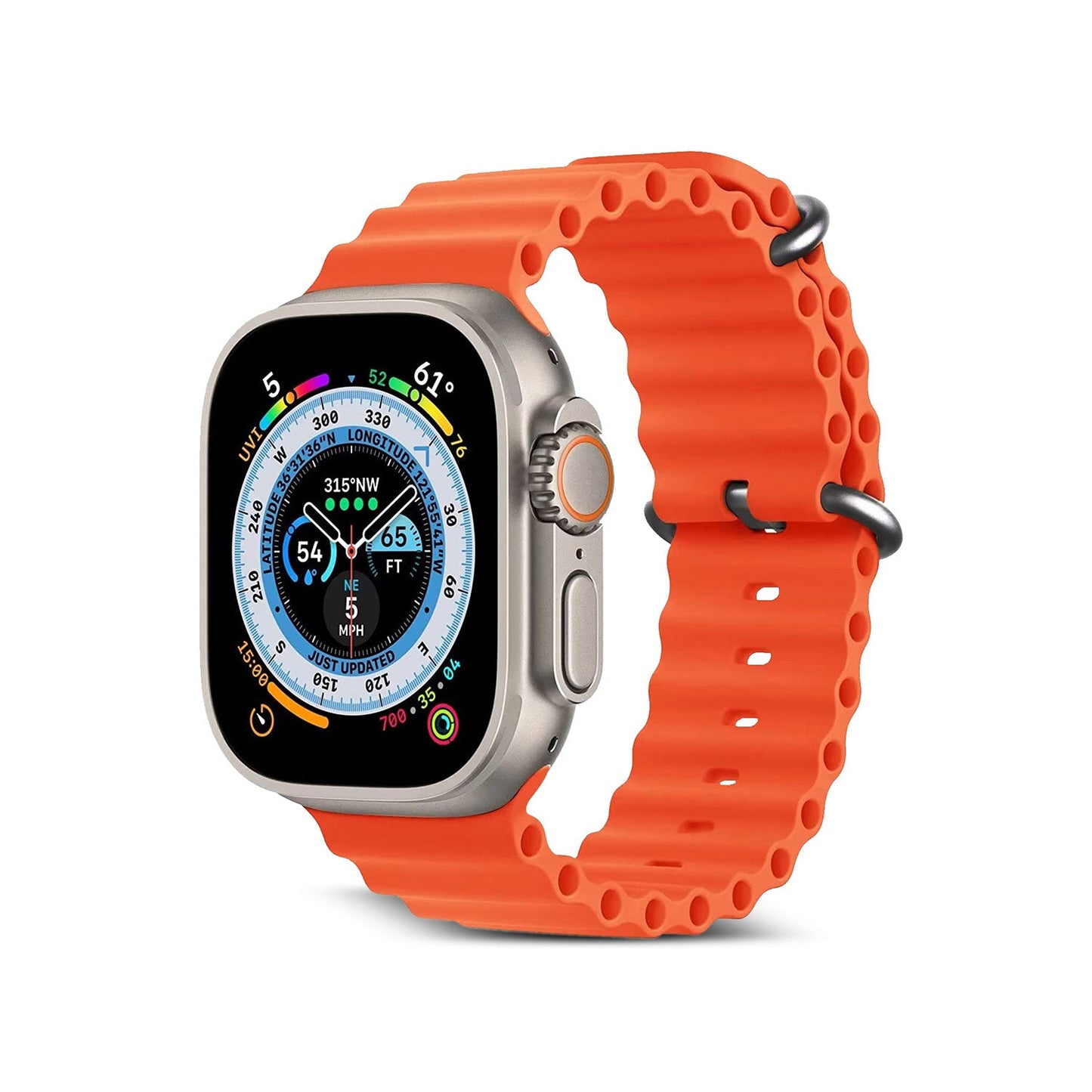 Gripp 45/49mm Solo Watch Strap - Orange