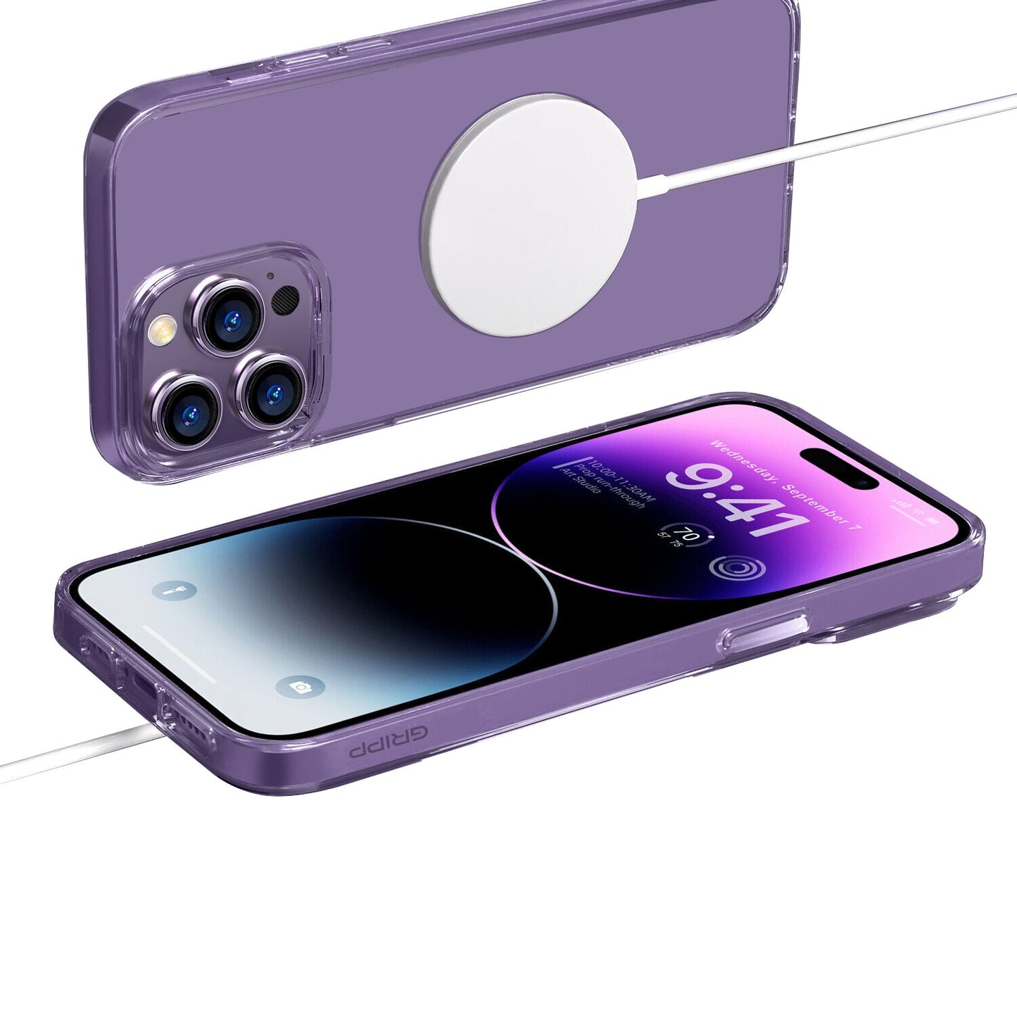 Gripp Neo Magsafe Case For Apple Iphone 14 Pro Max (6.7") - Purple