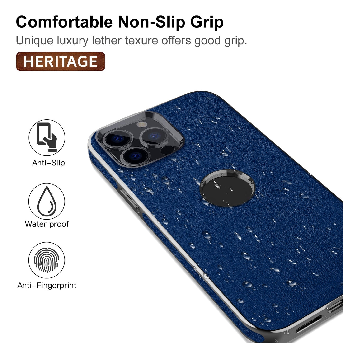 Gripp Heritage Case For Apple Iphone 13 Pro Max (6.7") - Blue
