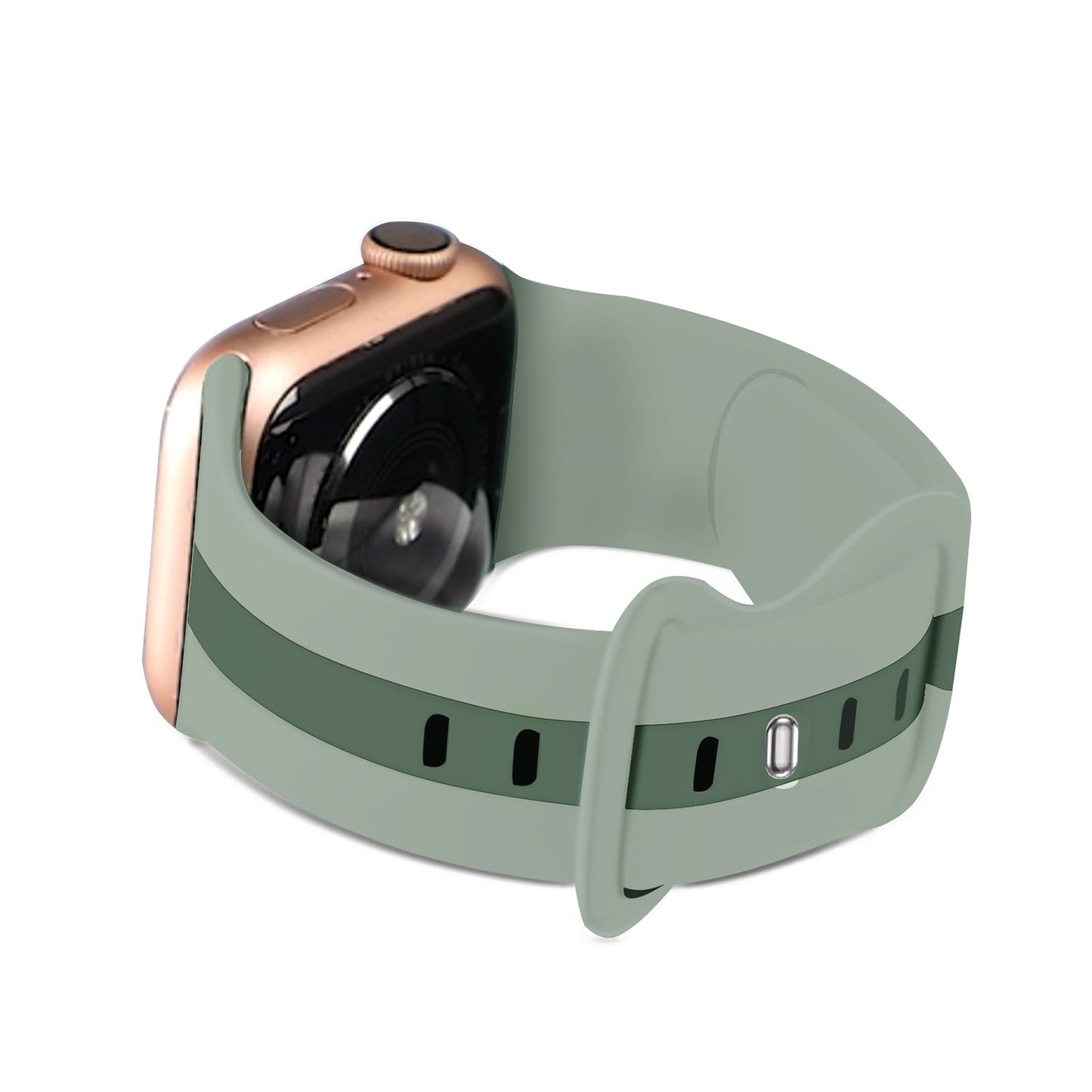 Gripp 40/41mm Tutone Watch Strap - Light Green/olive