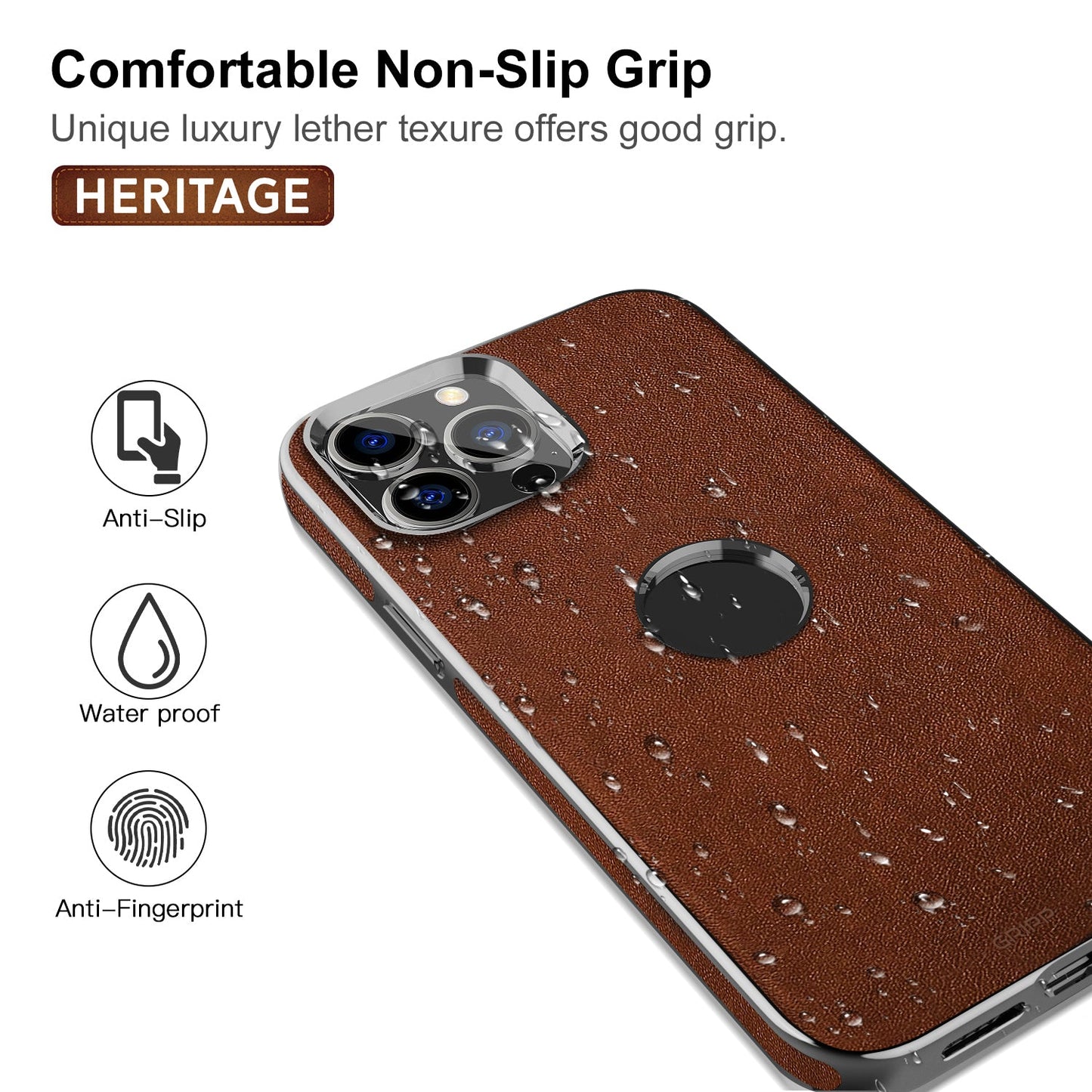 Gripp Heritage Case For Apple Iphone 13 Pro Max (6.7") - Camel