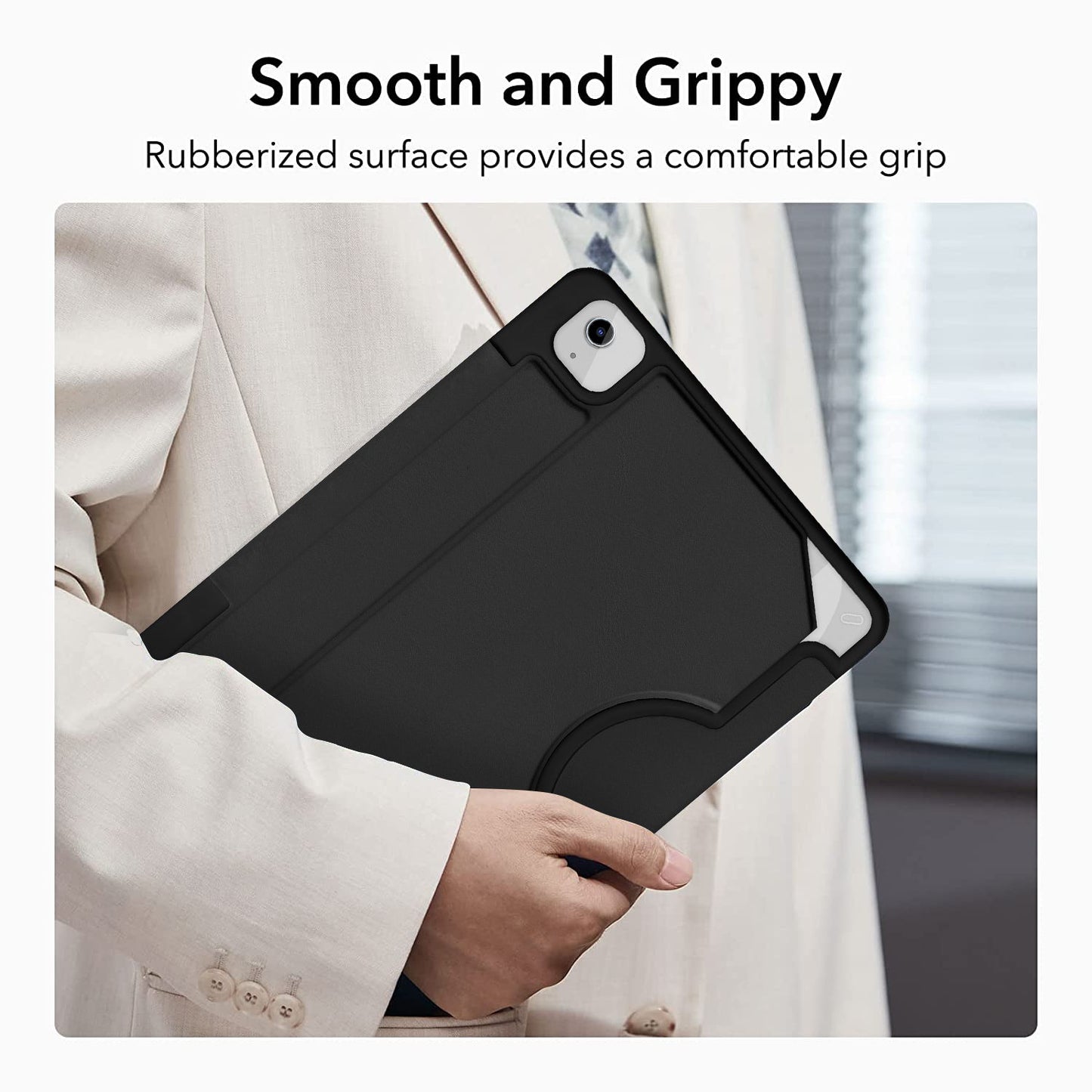 Gripp Styleus Case For Apple Ipad Air 10.9" - Black