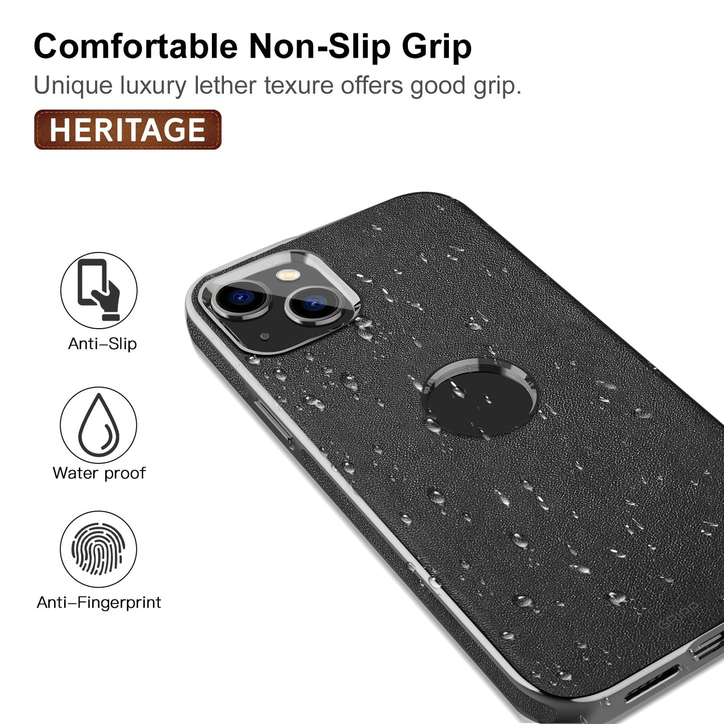 Gripp Heritage Case For Apple Iphone 13 (6.1") - Black