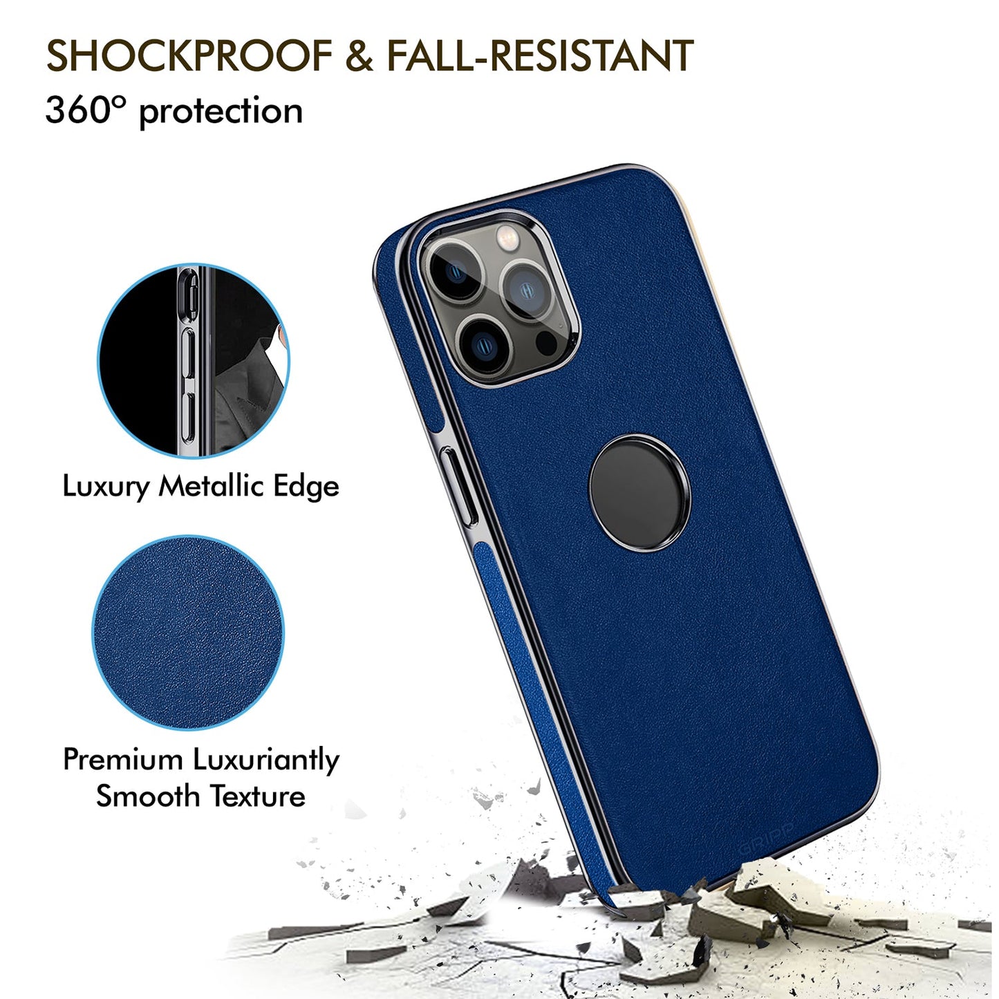 Gripp Heritage Case For Apple Iphone 13 Pro (6.1") - Blue