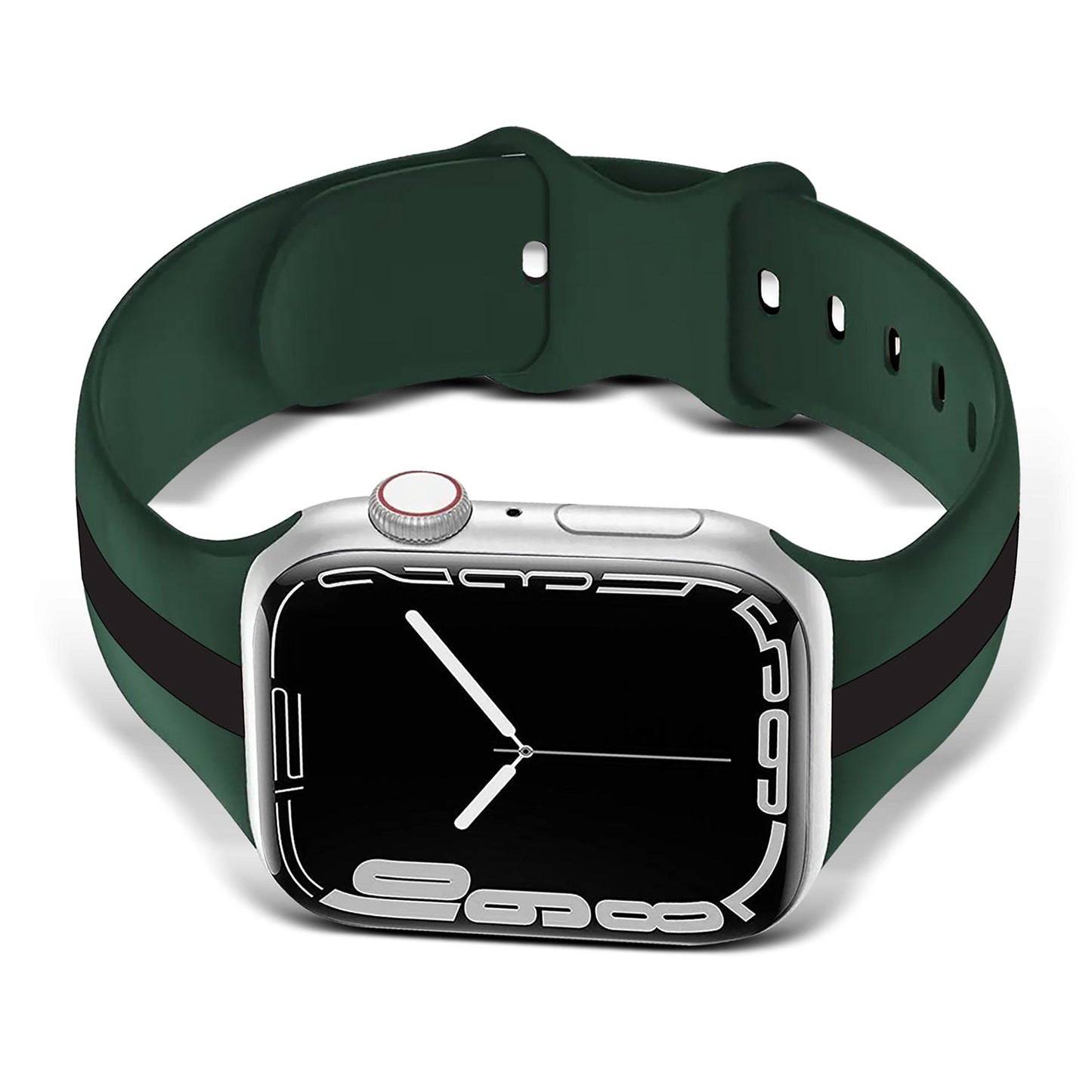 Gripp 45/49mm Tutone Watch Strap - Green/black