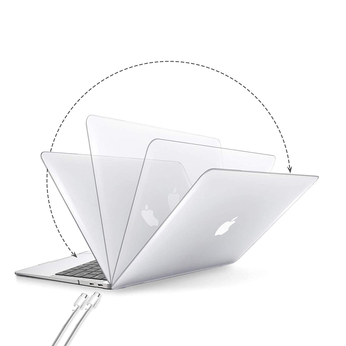 Gripp Compaq Macbook Air Hardshel Case 13" (M1 2020 & Retina 2020) - Frost