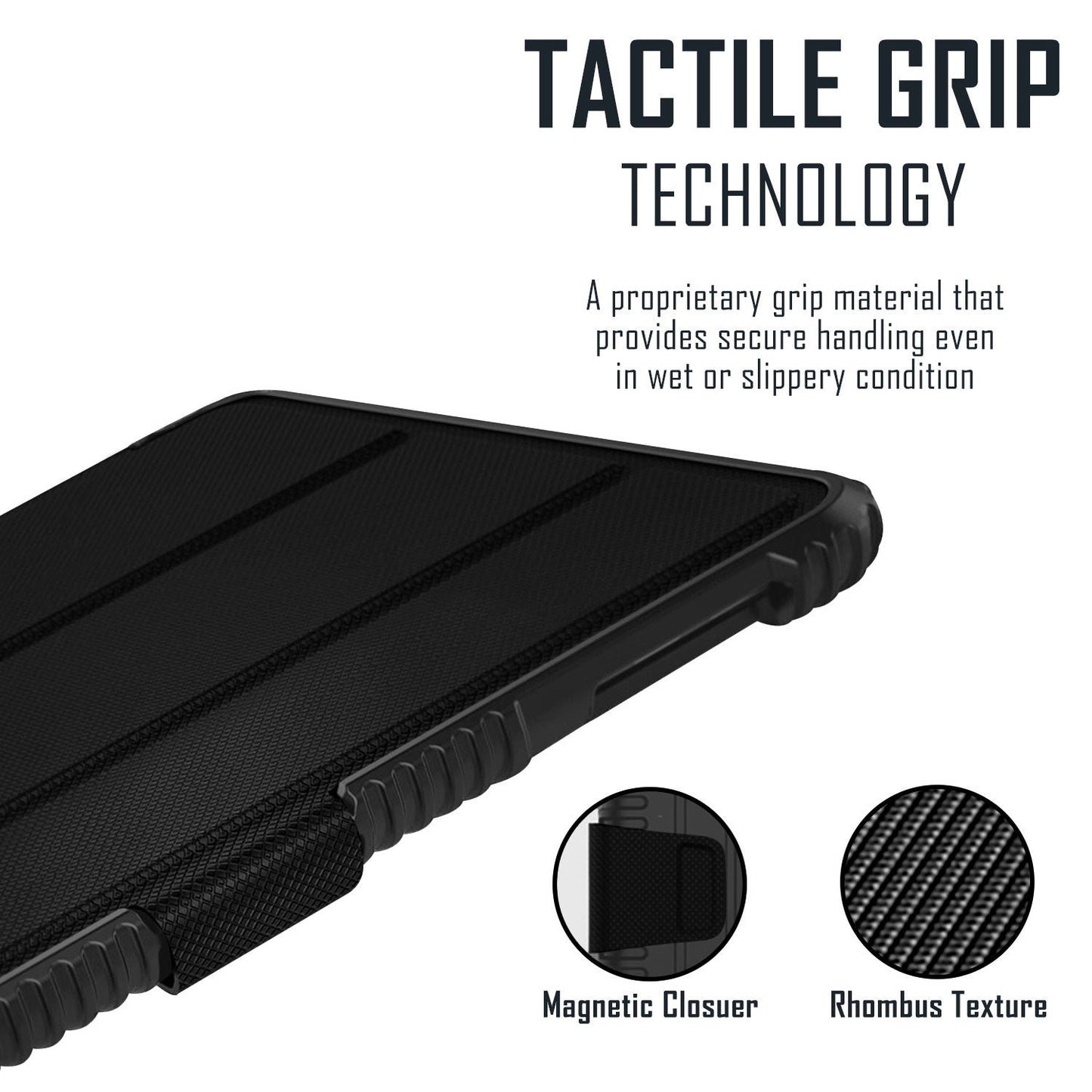 Gripp Armor Case For Apple Ipad 10.9" (10th Generation) 2022 - Black