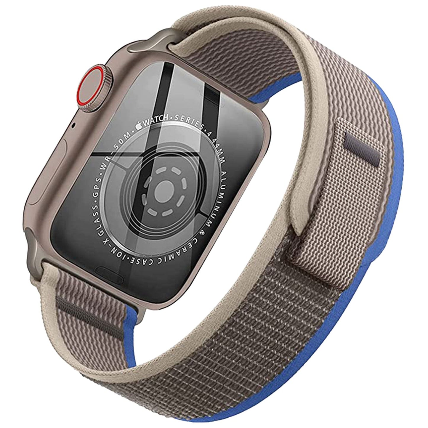 Gripp 45/49mm Brut Watch Strap - Blue/grey