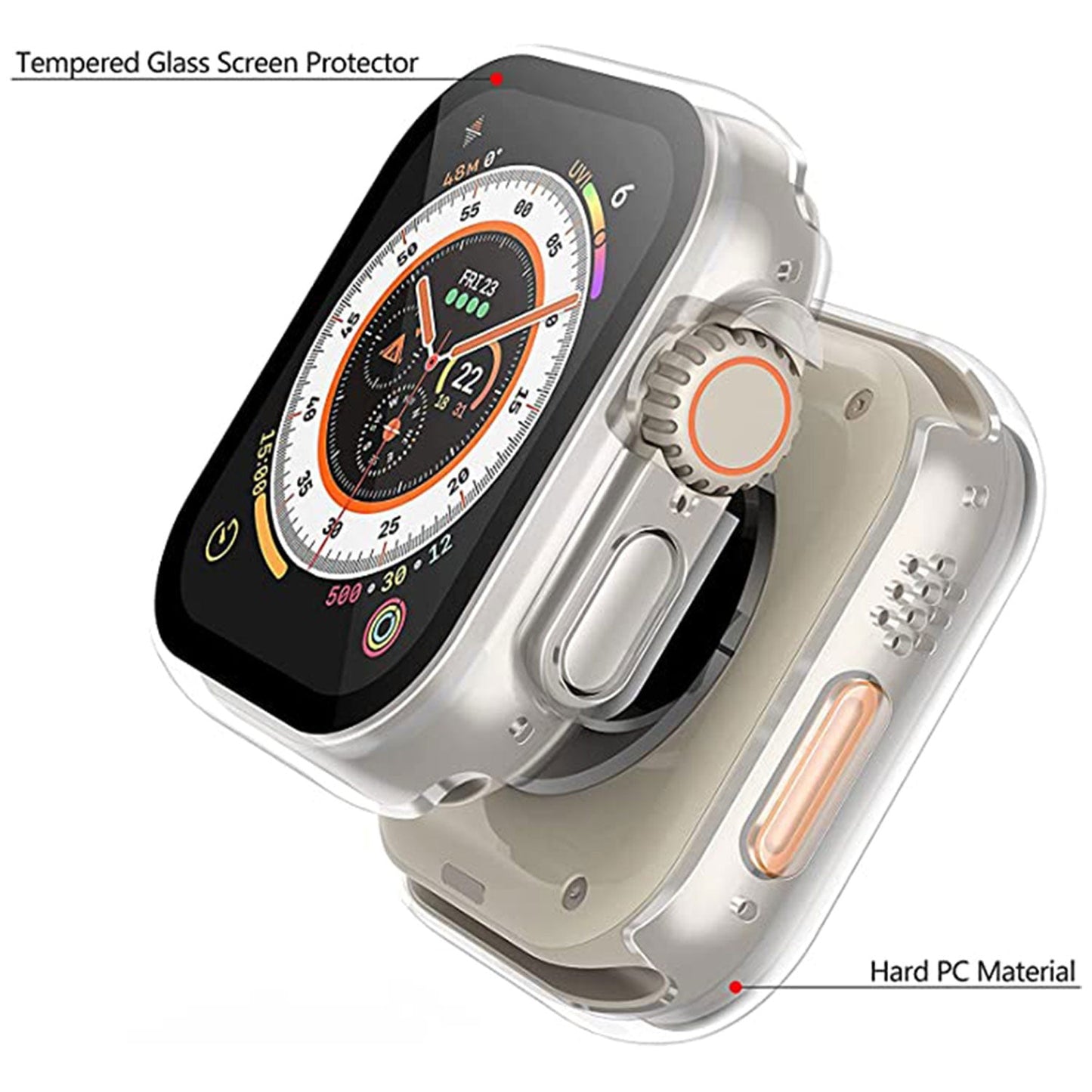 Gripp Defence 49mm Watch Bumper - Transparent