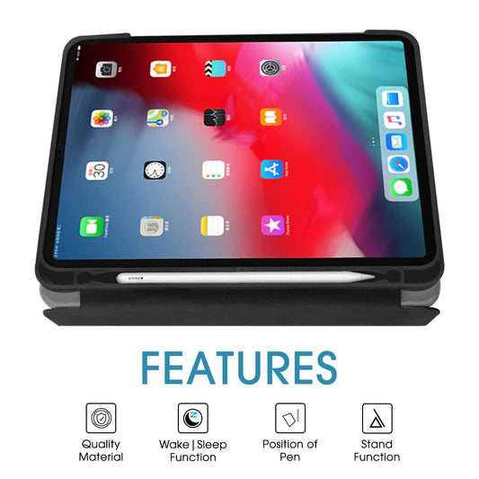 Gripp Tux Case For Apple Ipad 12.9" - Grey