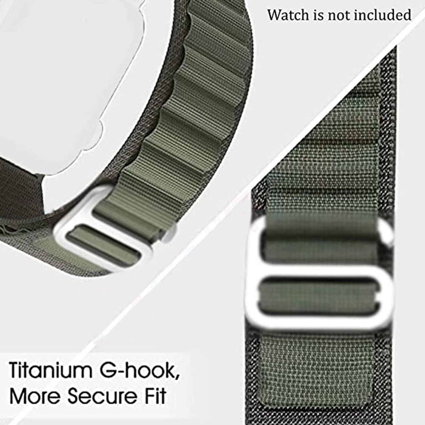 Gripp 45/49mm Glen Watch Strap - Green