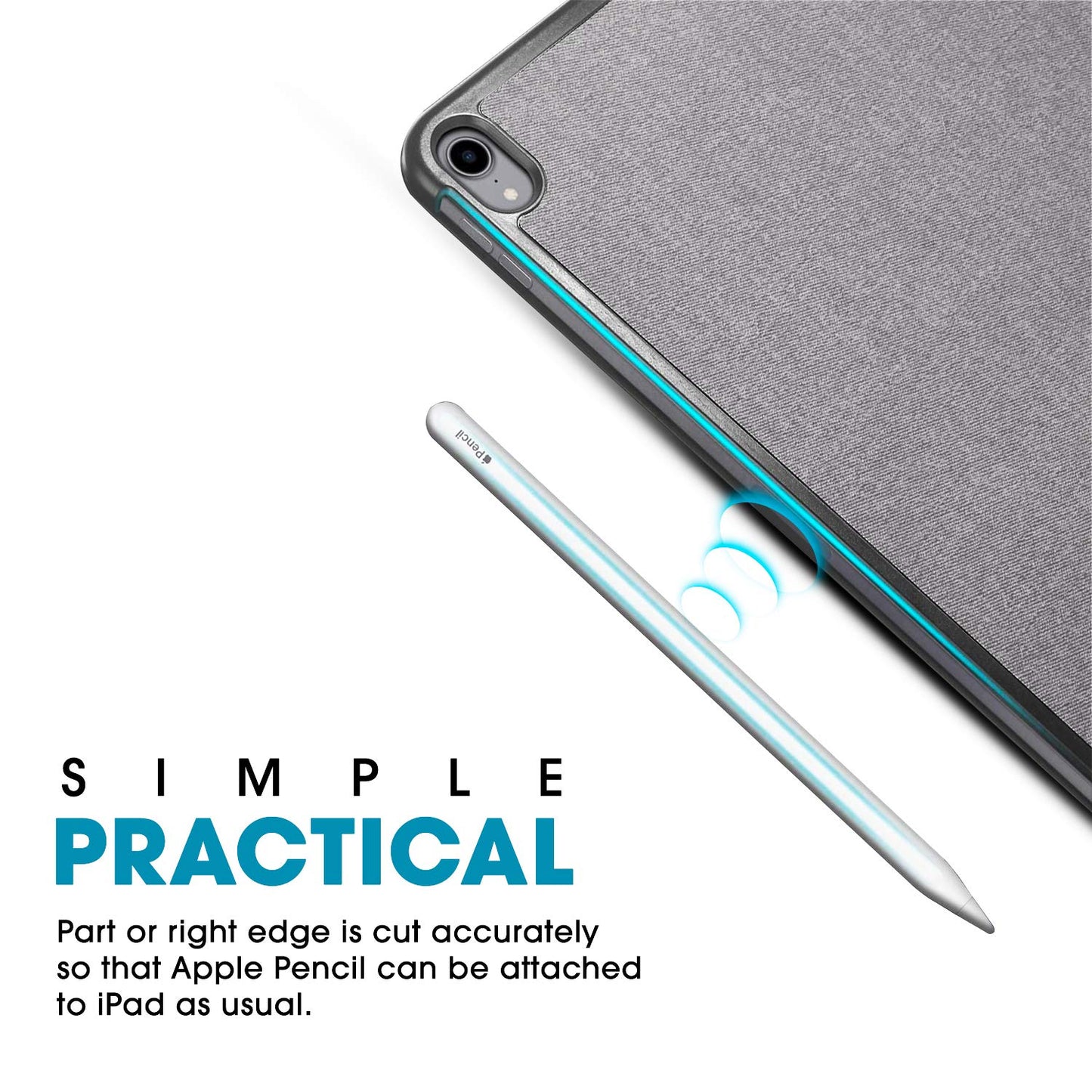 Gripp Tux Case For Apple Ipad 11" - Grey