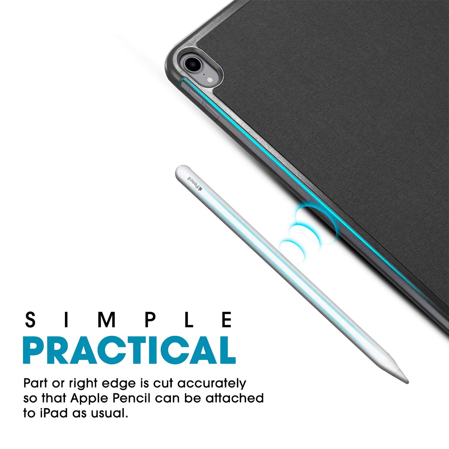 Gripp Tux Case For Apple Ipad 12.9" - Black