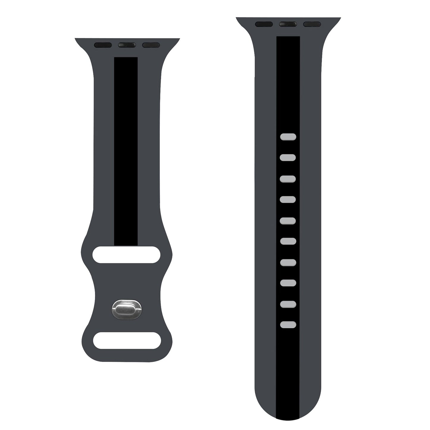 Gripp 40/41mm Tutone Watch Strap - Grey/black