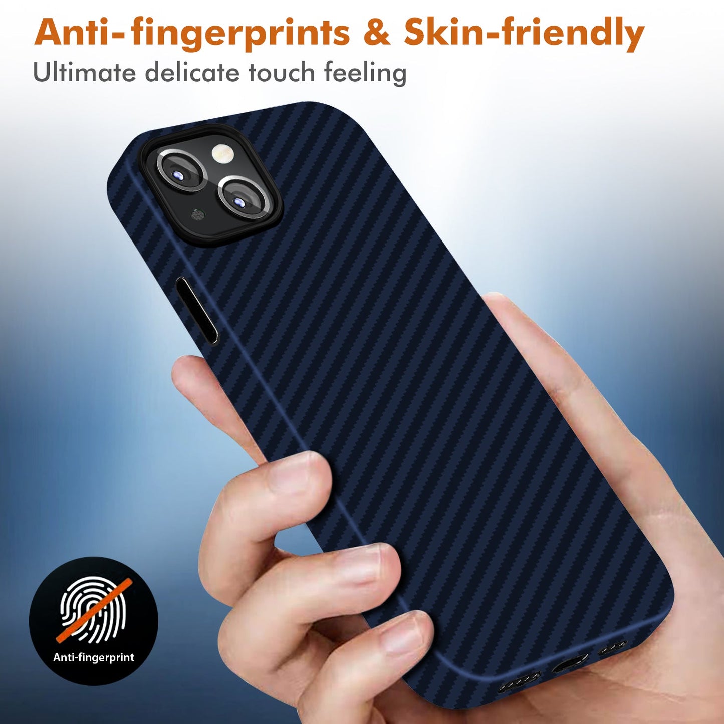 Gripp Karbon Magsafe Case For Apple Iphone 13 (6.1") - Blue