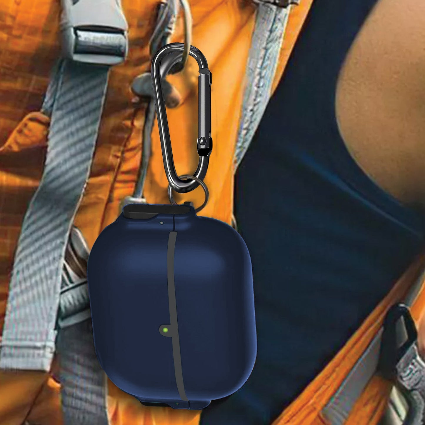 Gripp Elite Case + Keyring Hook For Airpods Pro 2 - Blue