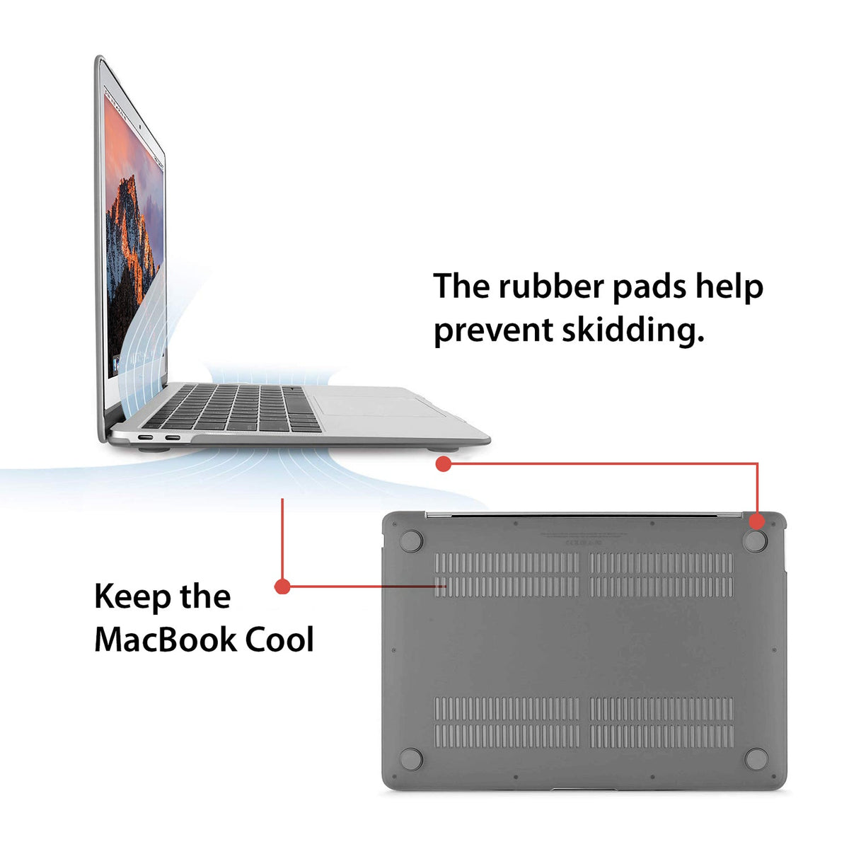 Compaq Case Gripp Compaq Macbook Air Hardshel Case 13.6