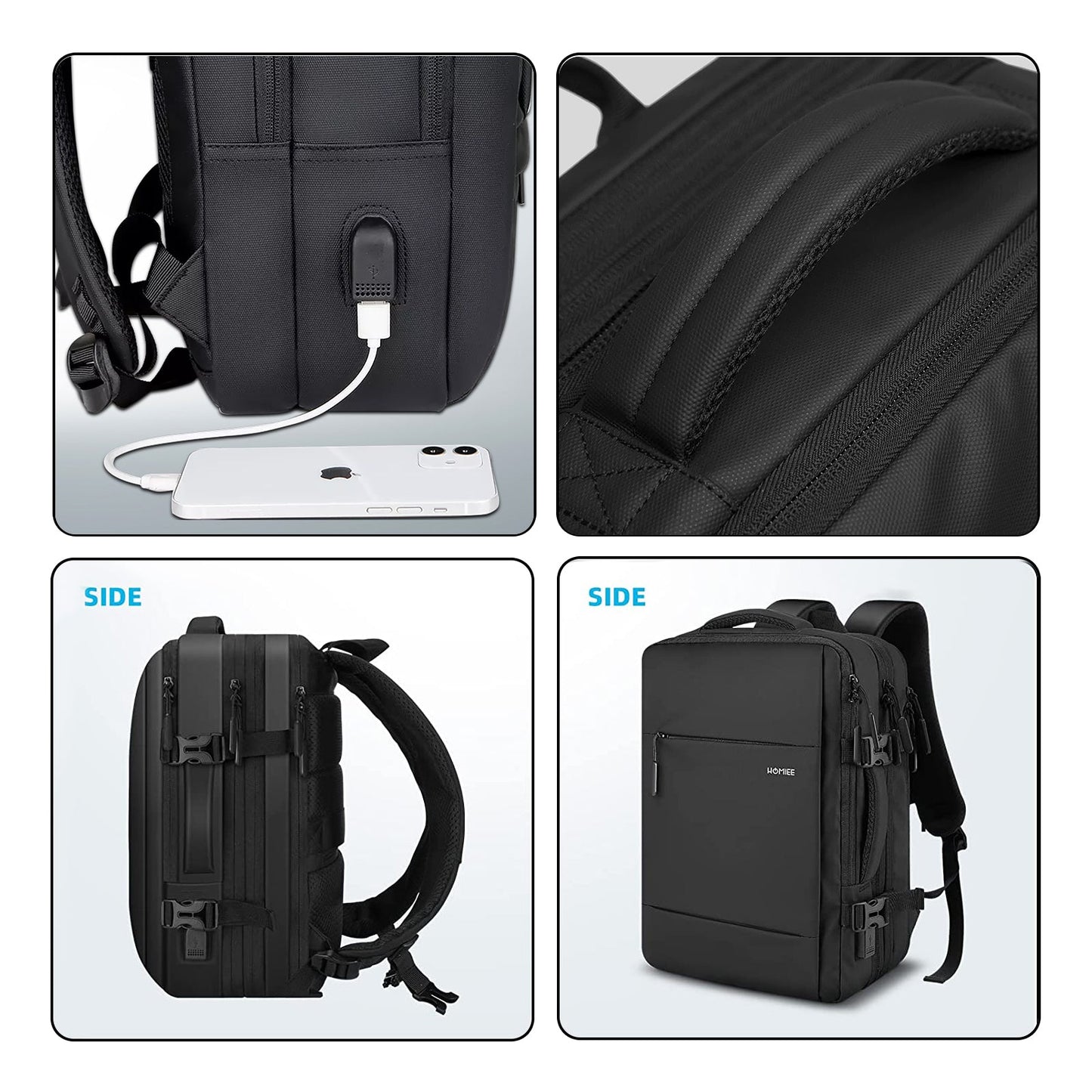 Gripp Tour Backpack Upto 15.6" For Laptop/macbook - Black