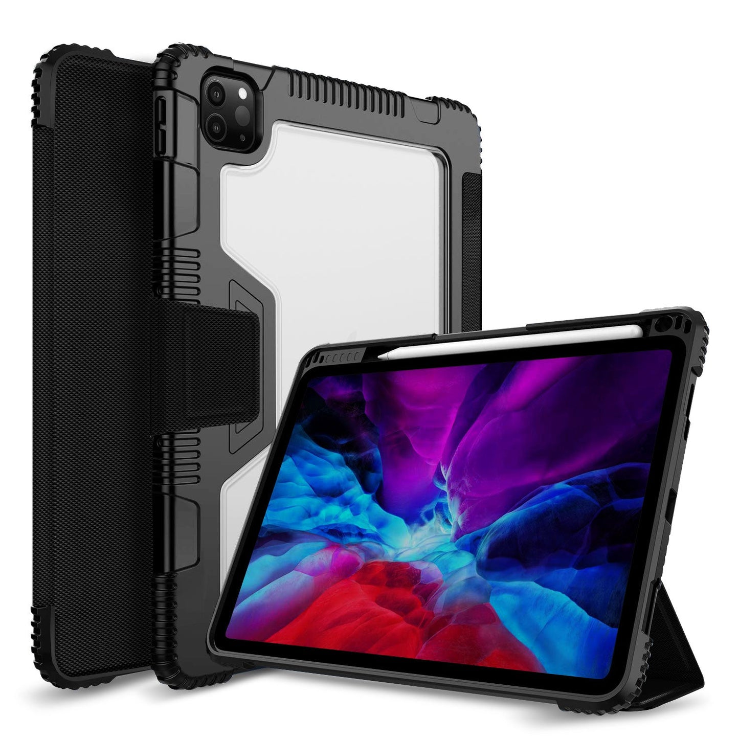 Gripp Armor Case For Apple Ipad Pro 12.9" 2020 - Black