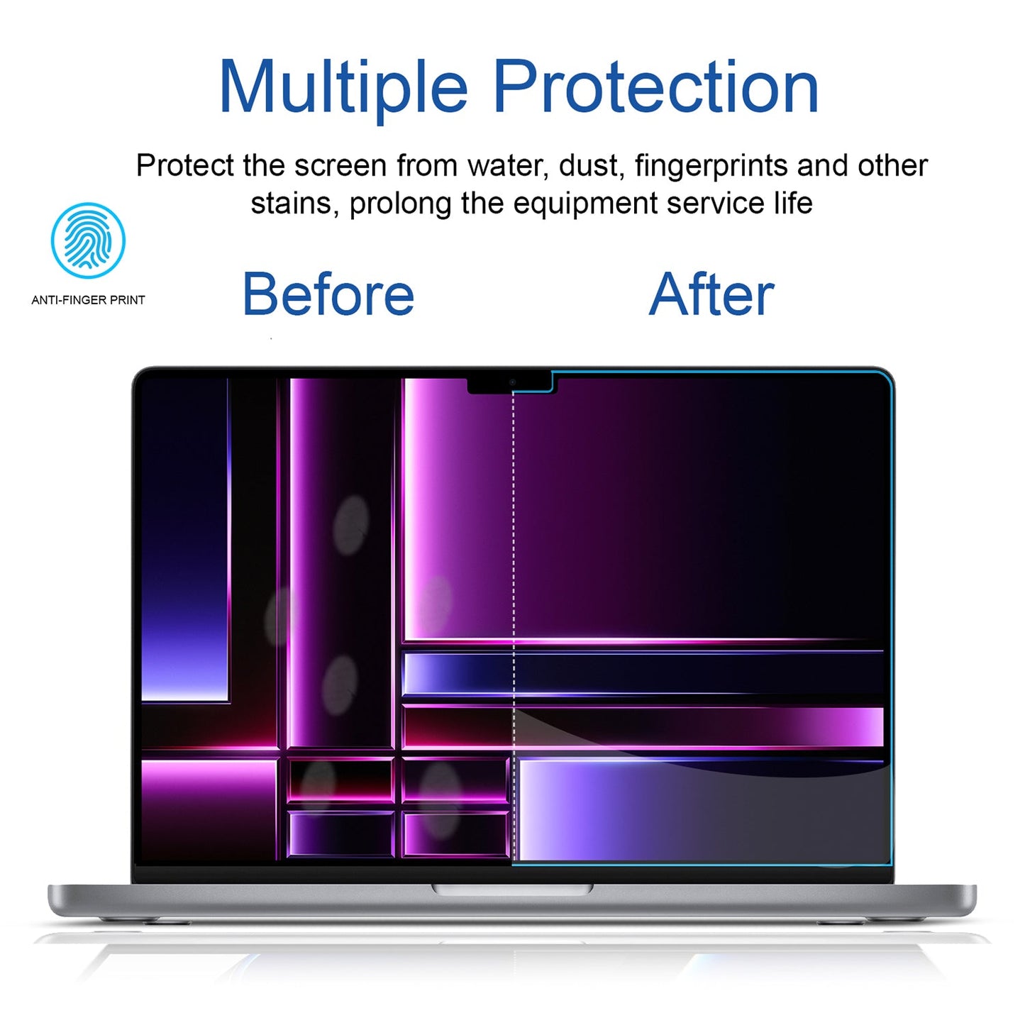 Gripp Macguard Screen Protector For Macbook Pro 14" (M1 - 2021) - Clear