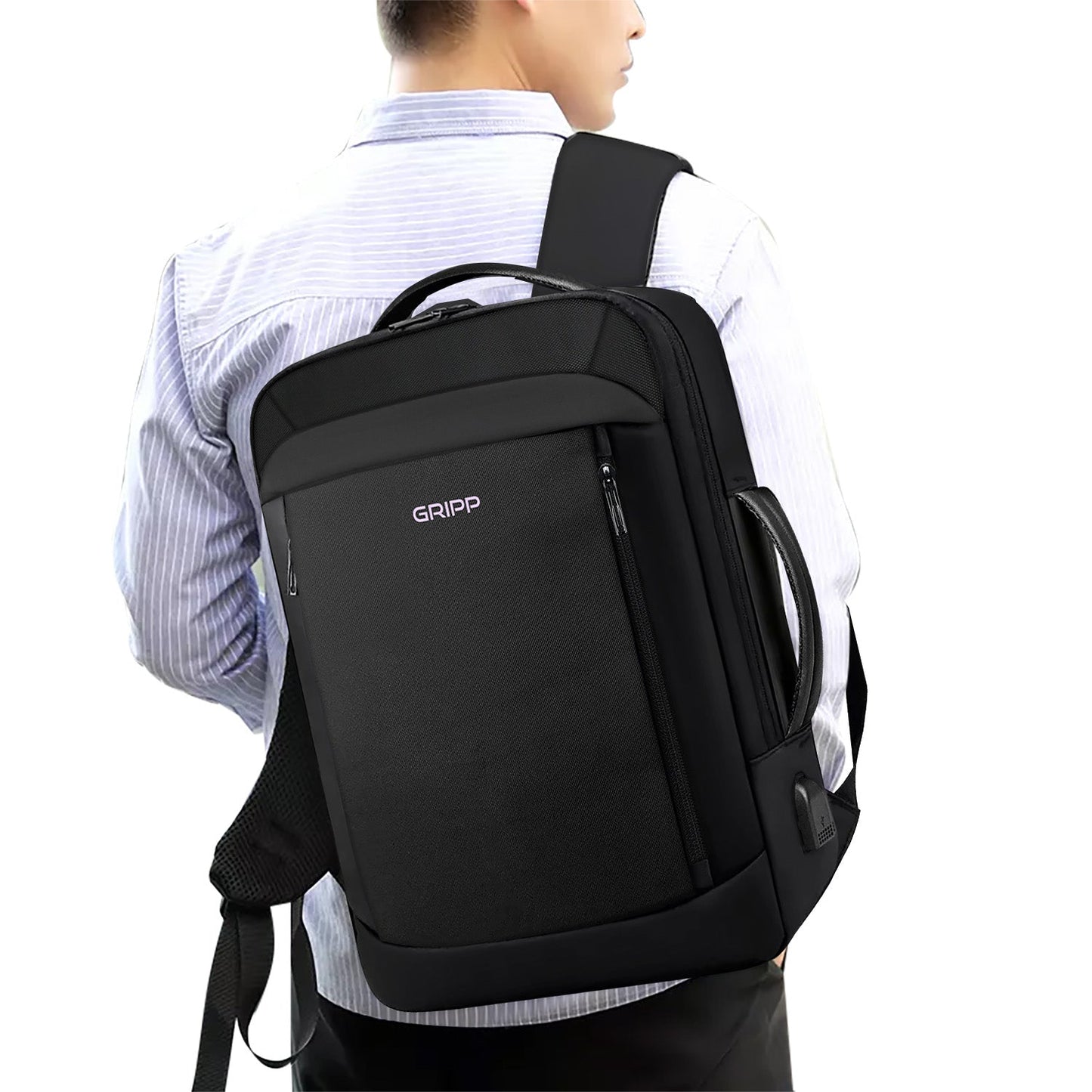 Gripp Trans Backpack Upto 15.6" For Laptop/macbook - Black