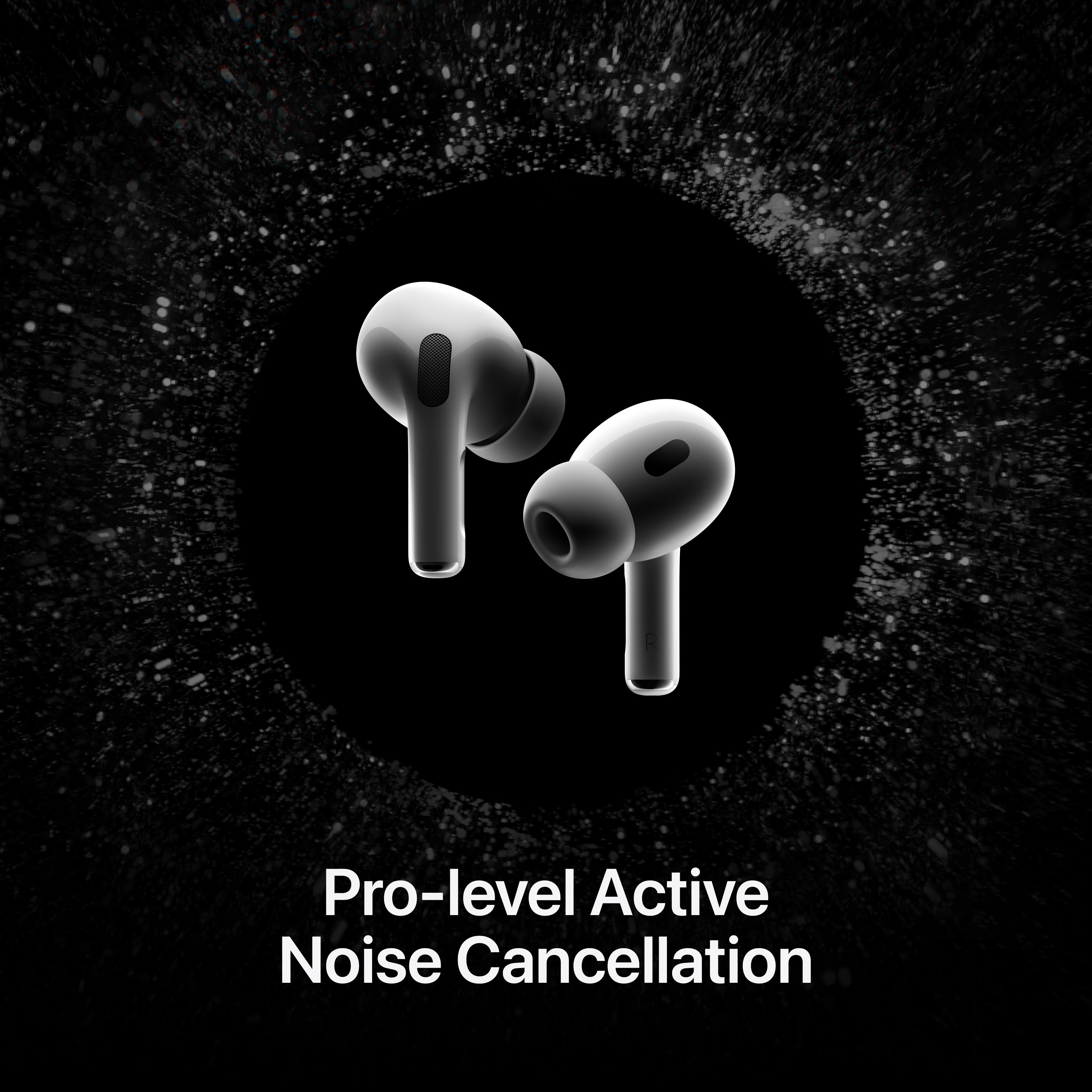 Airpods pro noise cancelling level sale