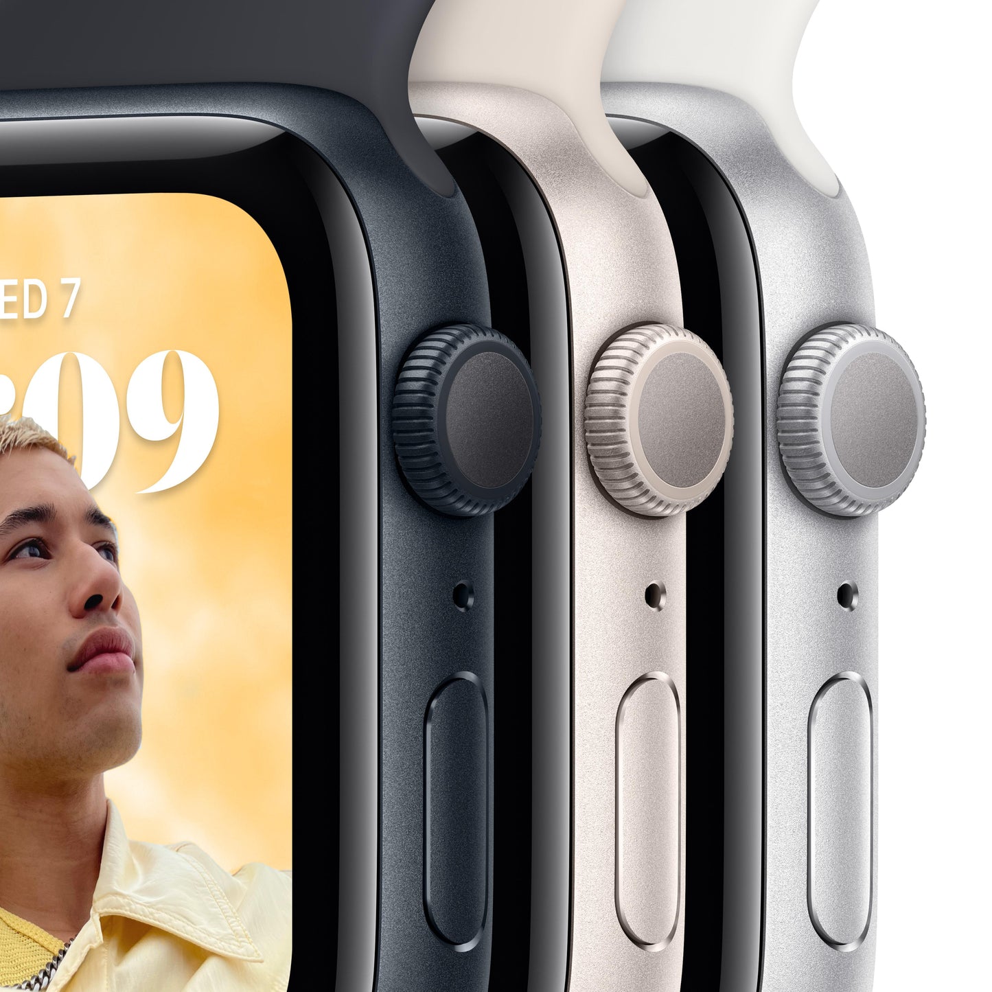 Apple Watch SE GPS 40mm Midnight Aluminum Case with Midnight Sport Band - Regular