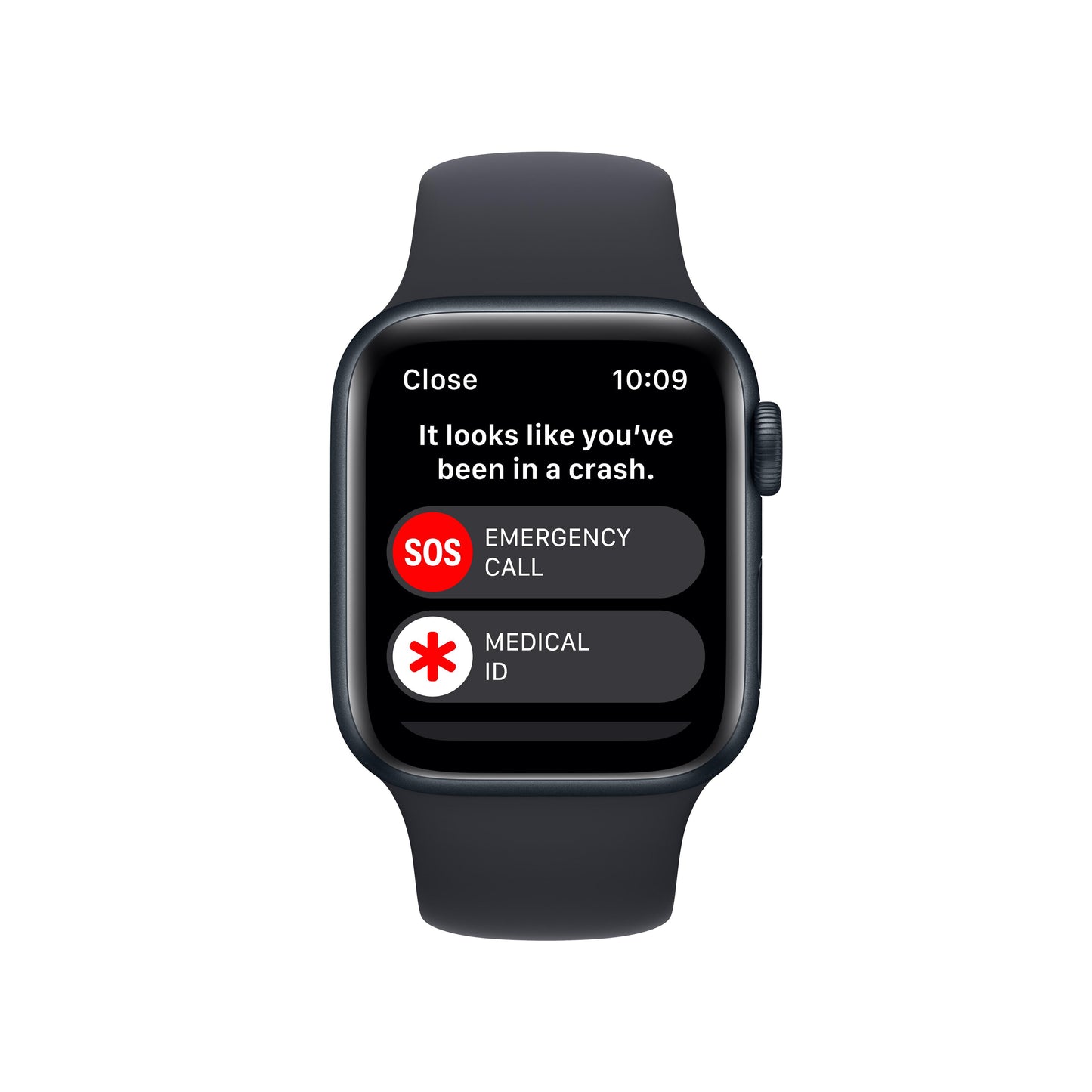 Apple Watch SE GPS 40mm Midnight Aluminum Case with Midnight Sport Band - Regular