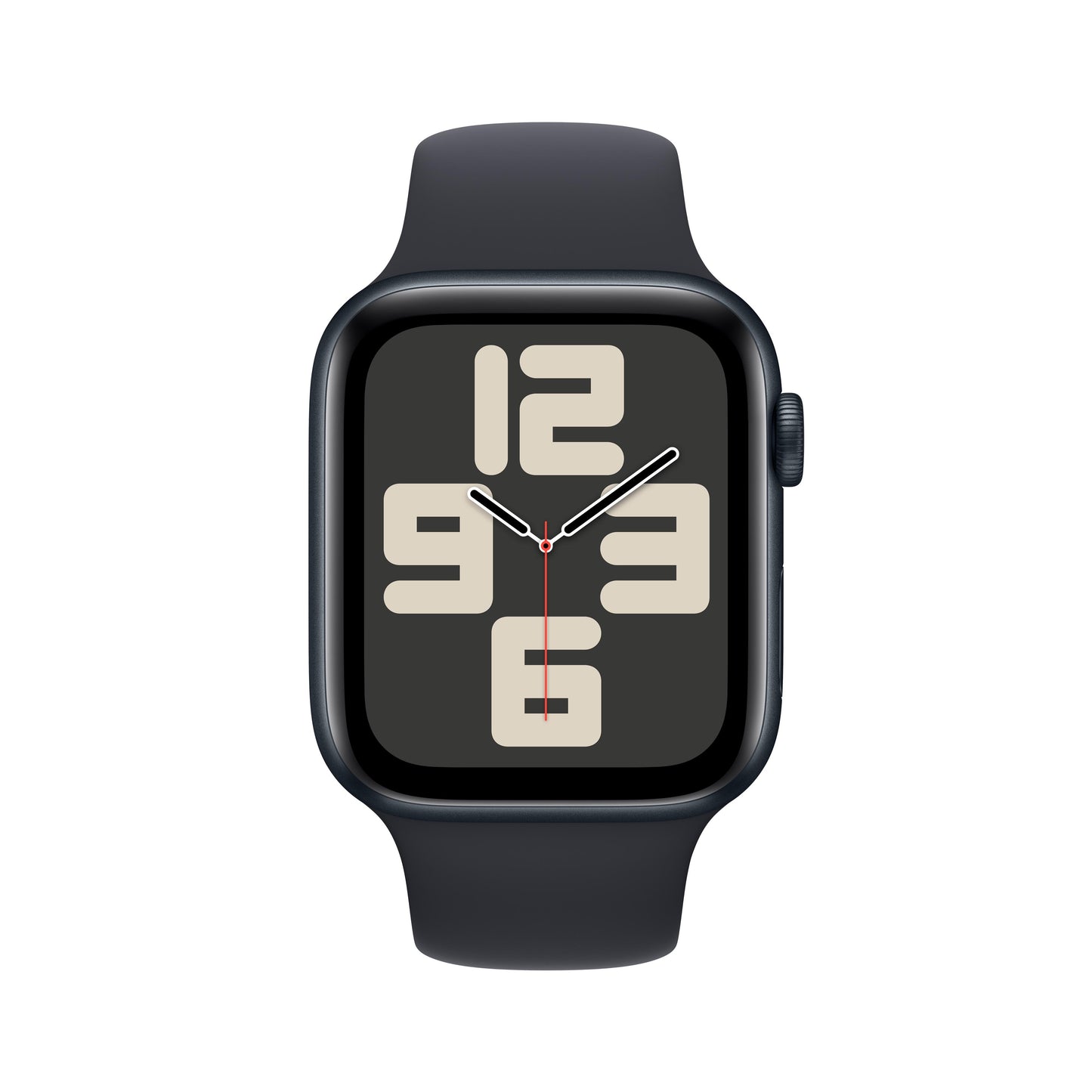 Apple Watch SE GPS 44mm Midnight Aluminium Case with Midnight Sport Band - M/L
