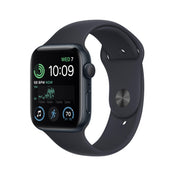 Apple Watch SE GPS 44mm Midnight Aluminum Case with Midnight Sport Band - Regular