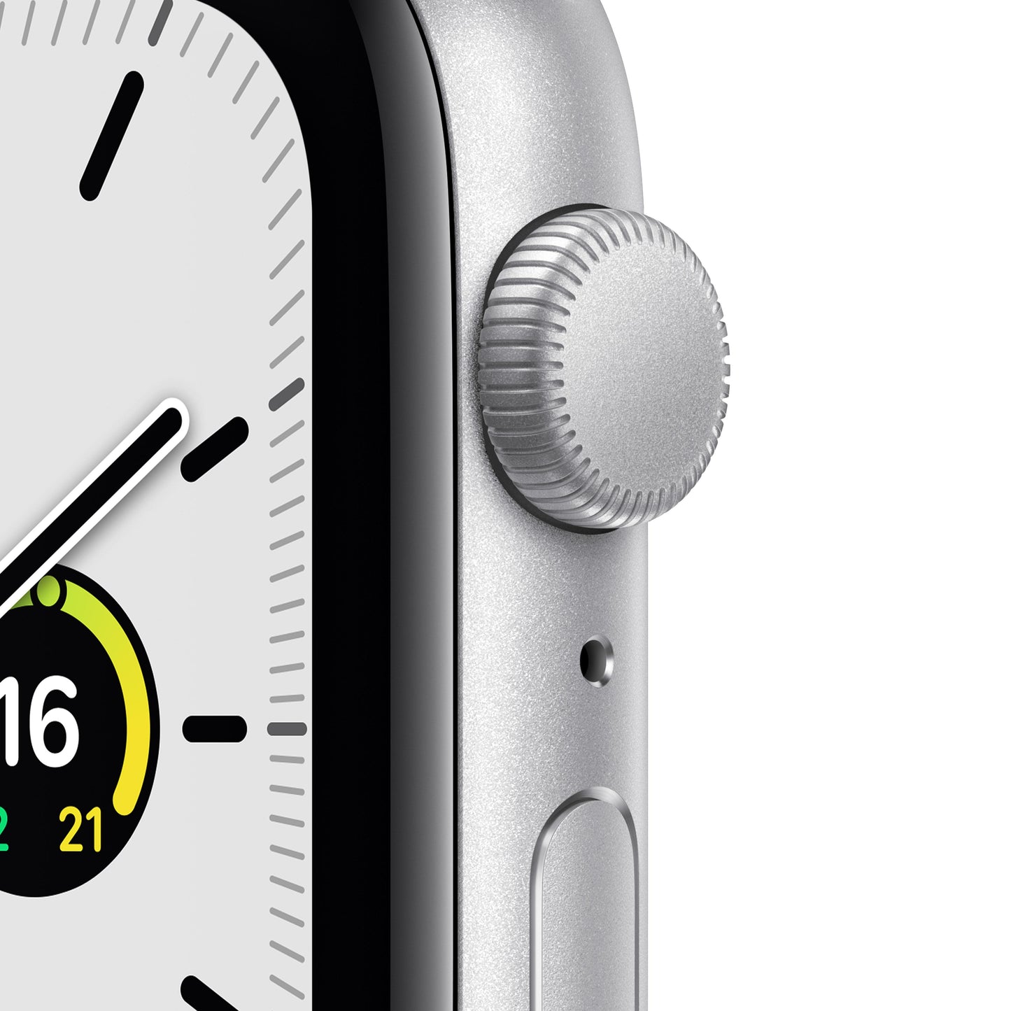 Apple Watch SE GPS, 44mm Silver Aluminium Case with Abyss Blue Sport Band - Regular