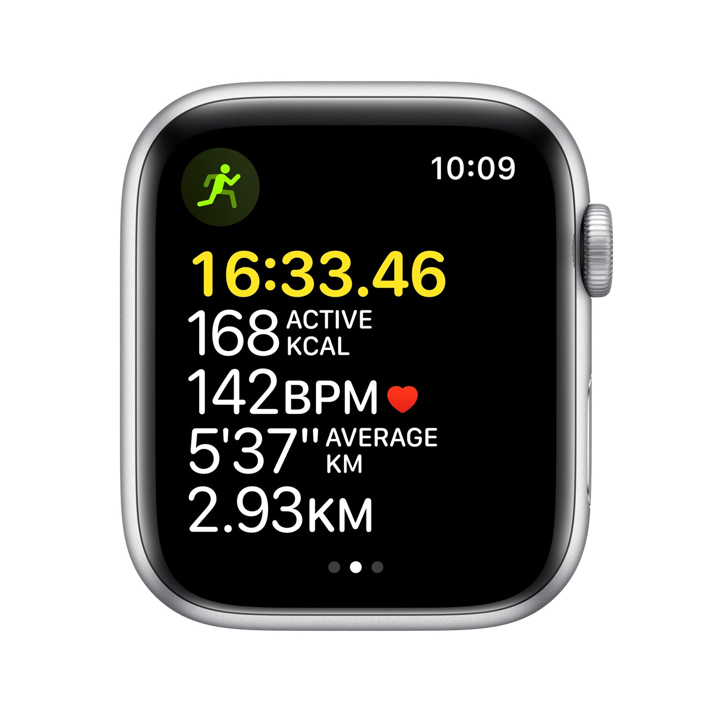 Apple Watch SE GPS, 44mm Silver Aluminium Case with Abyss Blue Sport Band - Regular
