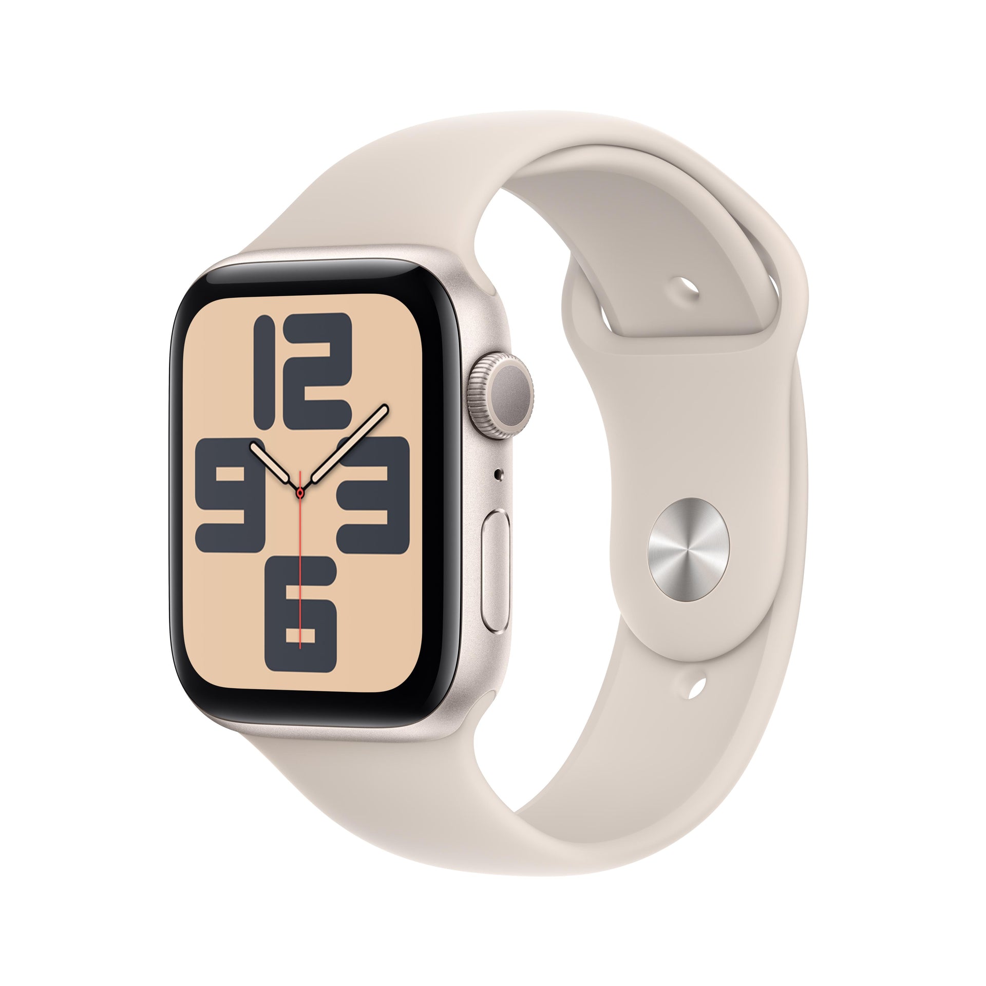 Apple Watch SE GPS 44mm Starlight Aluminium Case with Starlight 