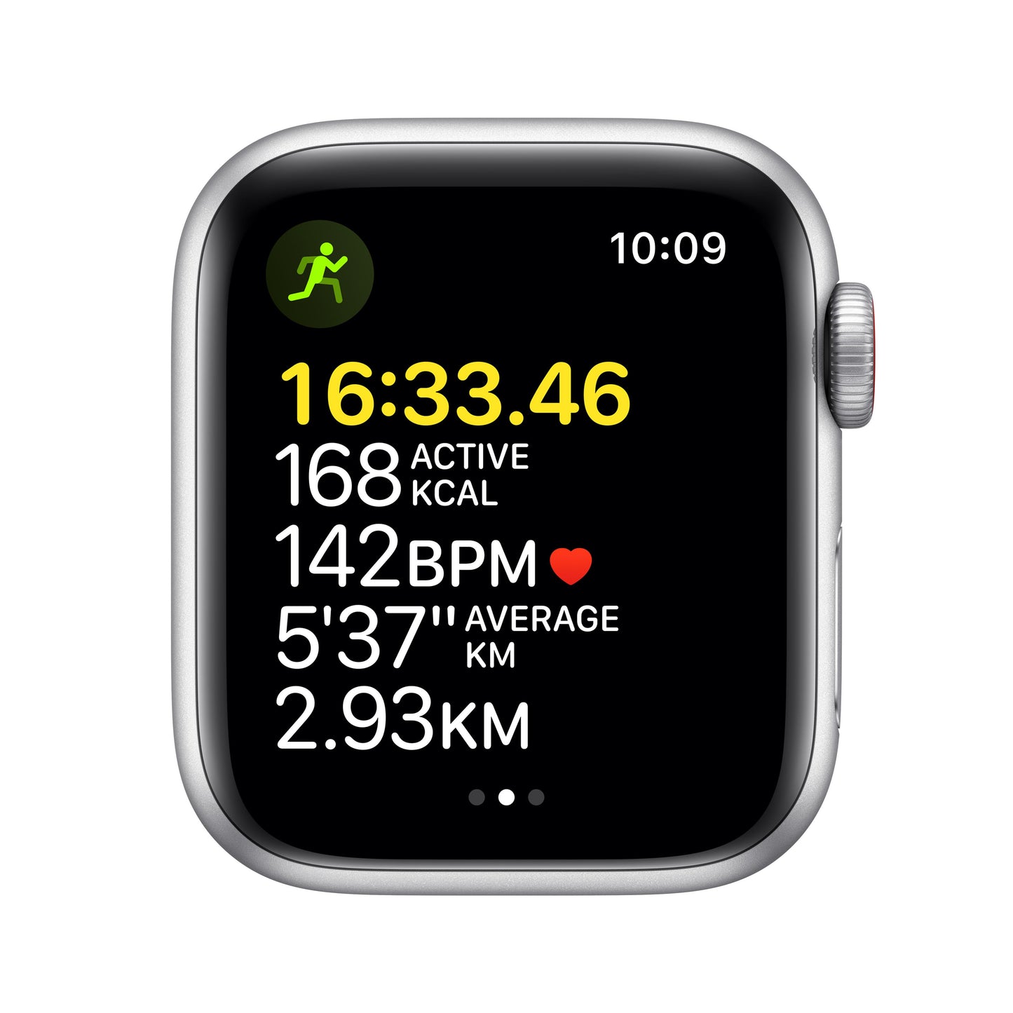 Apple Watch SE GPS + Cellular, 40mm Silver Aluminium Case with Abyss Blue/Moss Green Sport Loop